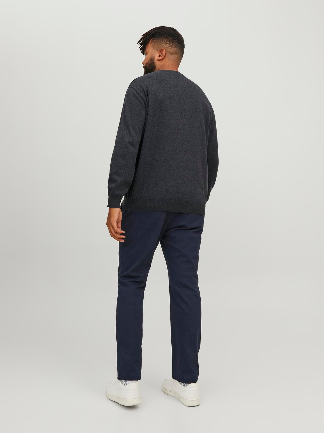 Pullovers - Jjebasic Knit Crew Neck Noos Pls - - Hr Ravn