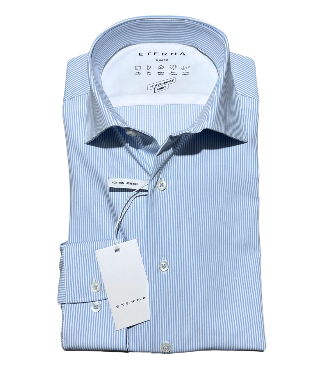 Eterna Performance Slim Fit Skjorte
