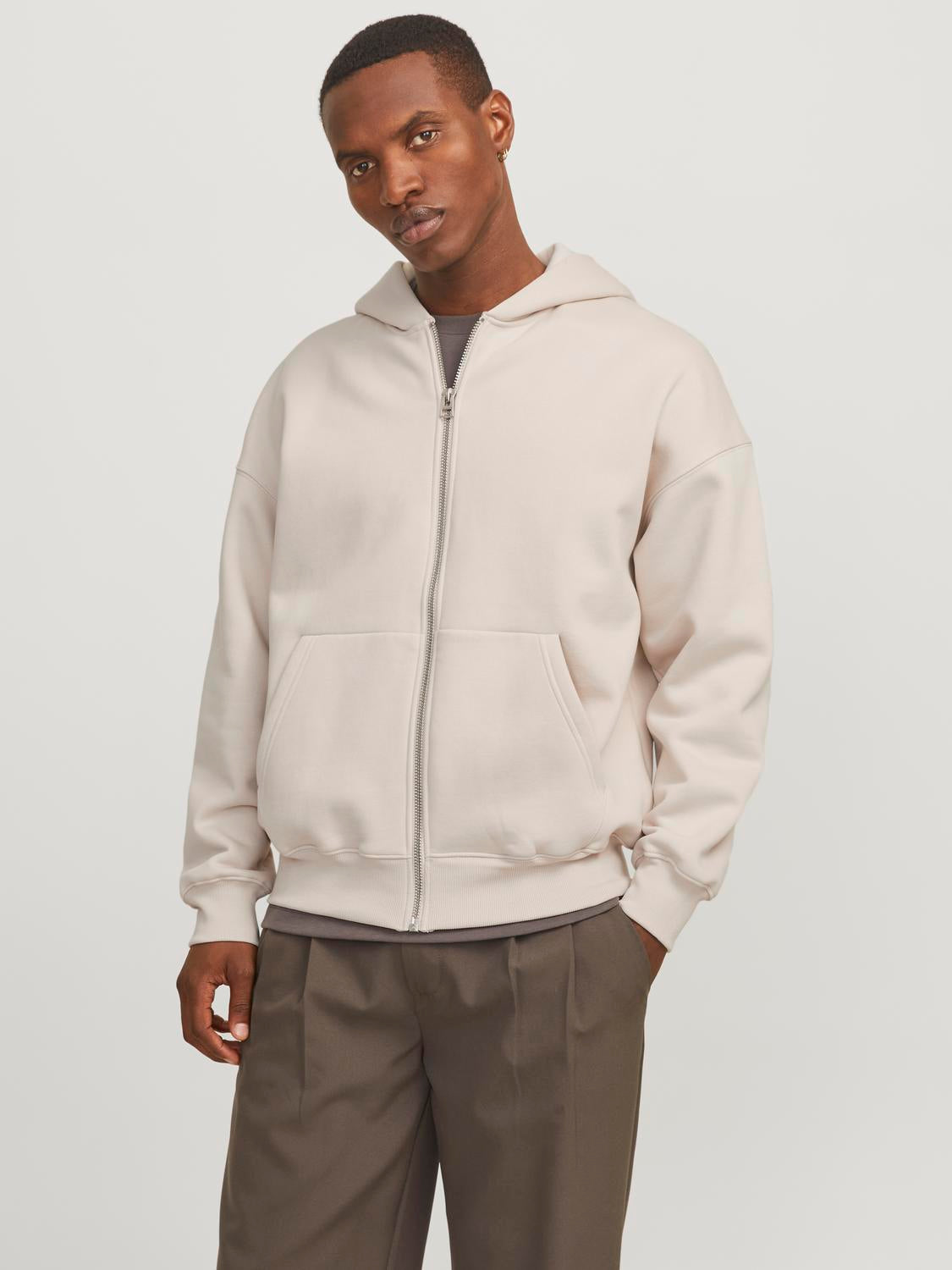 Cardigans - Jjeurban Edge Sweat Zip Hood Noos - - Hr Ravn