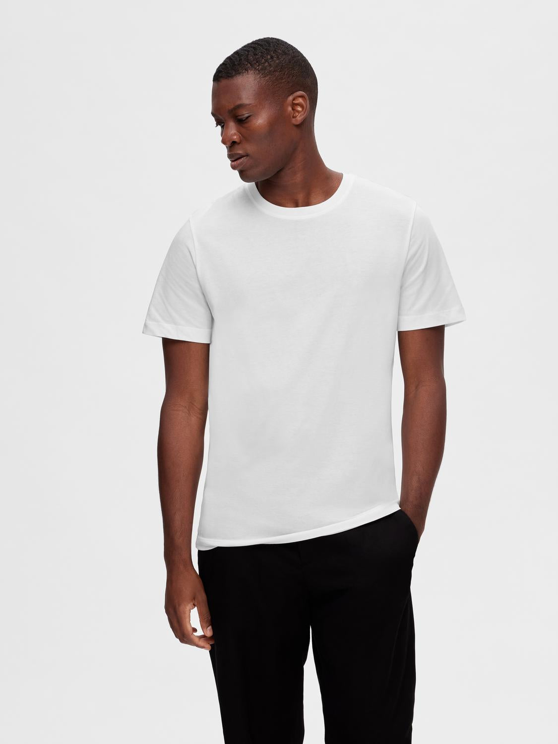 T-shirts - Slhcormac Ss O-Neck Tee 3-Pack Noos - - Hr Ravn