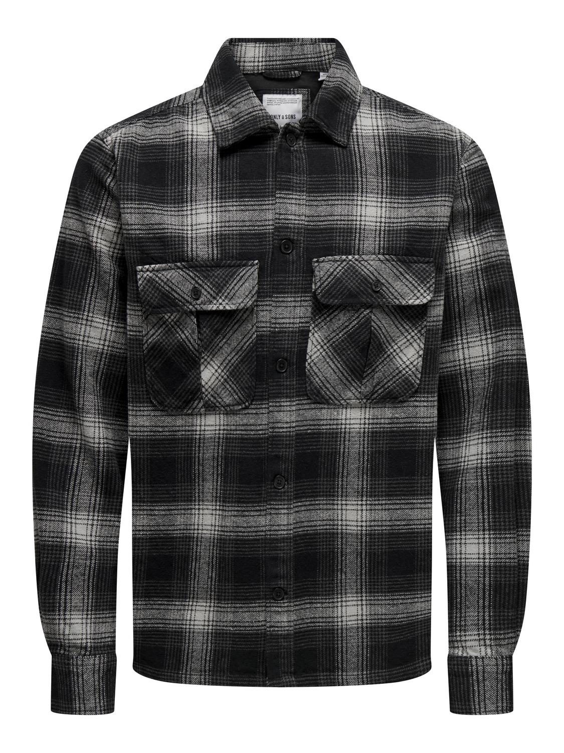 OVERSHIRT - Onscedric Life Check Overshirt Noos - - Hr Ravn