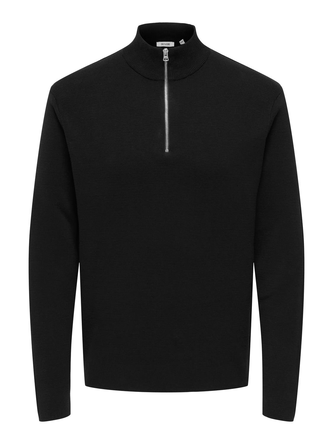 Pullovers - Onsting Life Reg Half Zip Knit Noos - - Hr Ravn