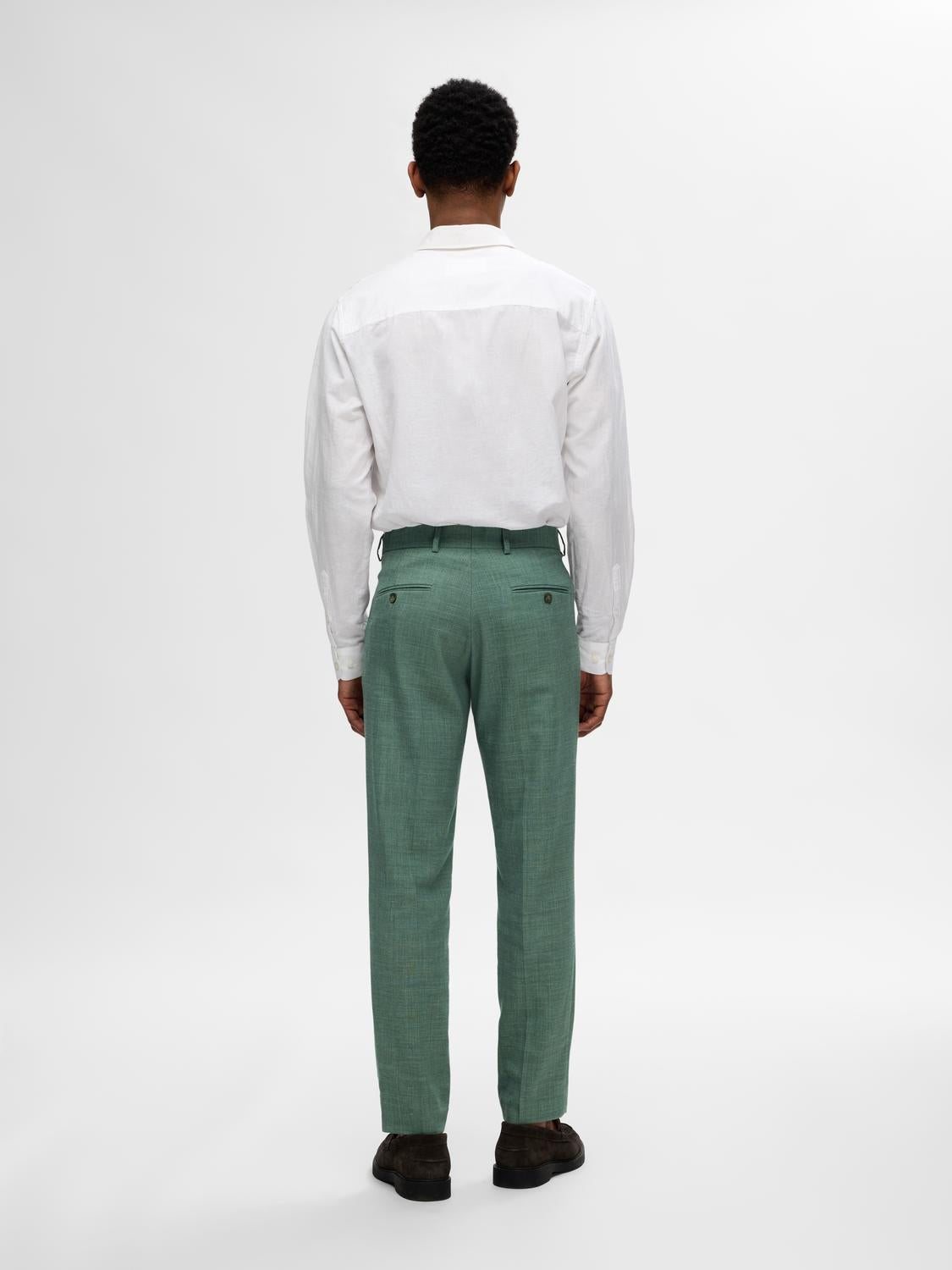 BUKSER - Slhslim-Oasis Linen Trs Noos - - Hr Ravn