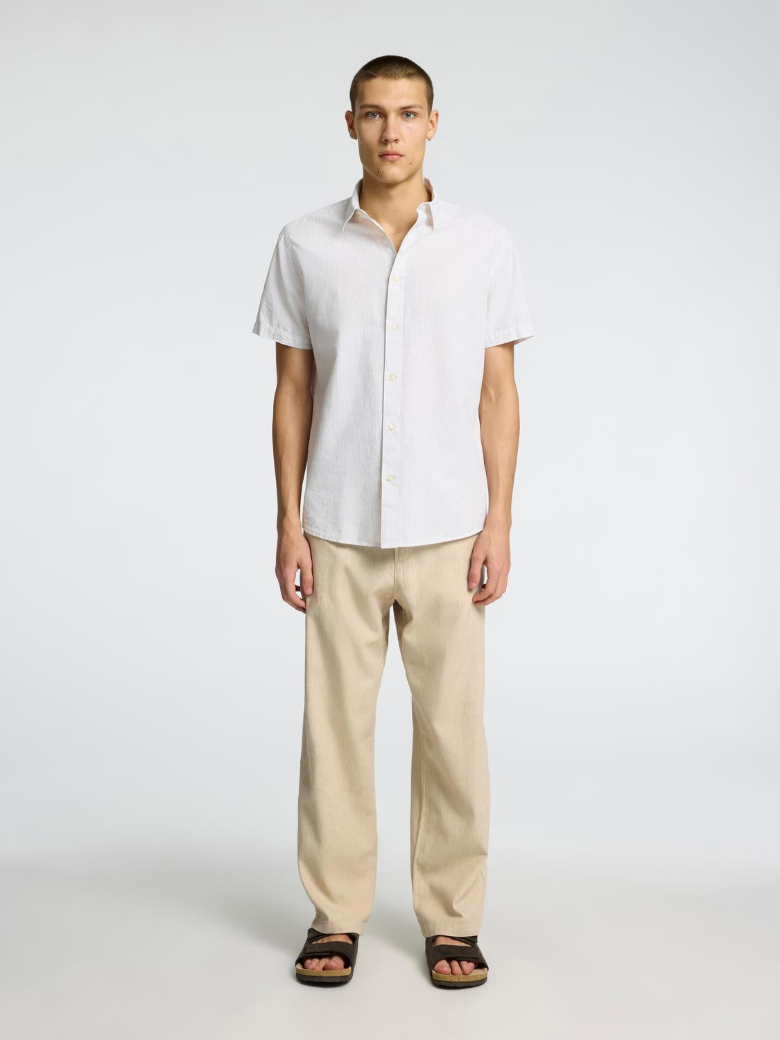 Slh220-Loose Brody Linen Bld Pant Noos