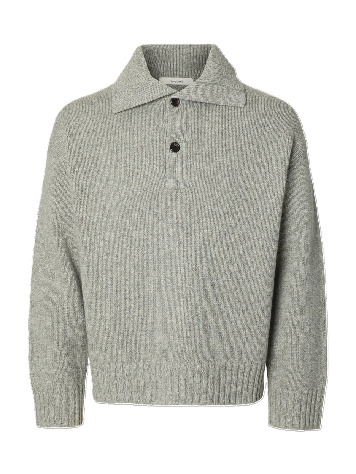 Slmcody LS Knit Rlx Polo Collar