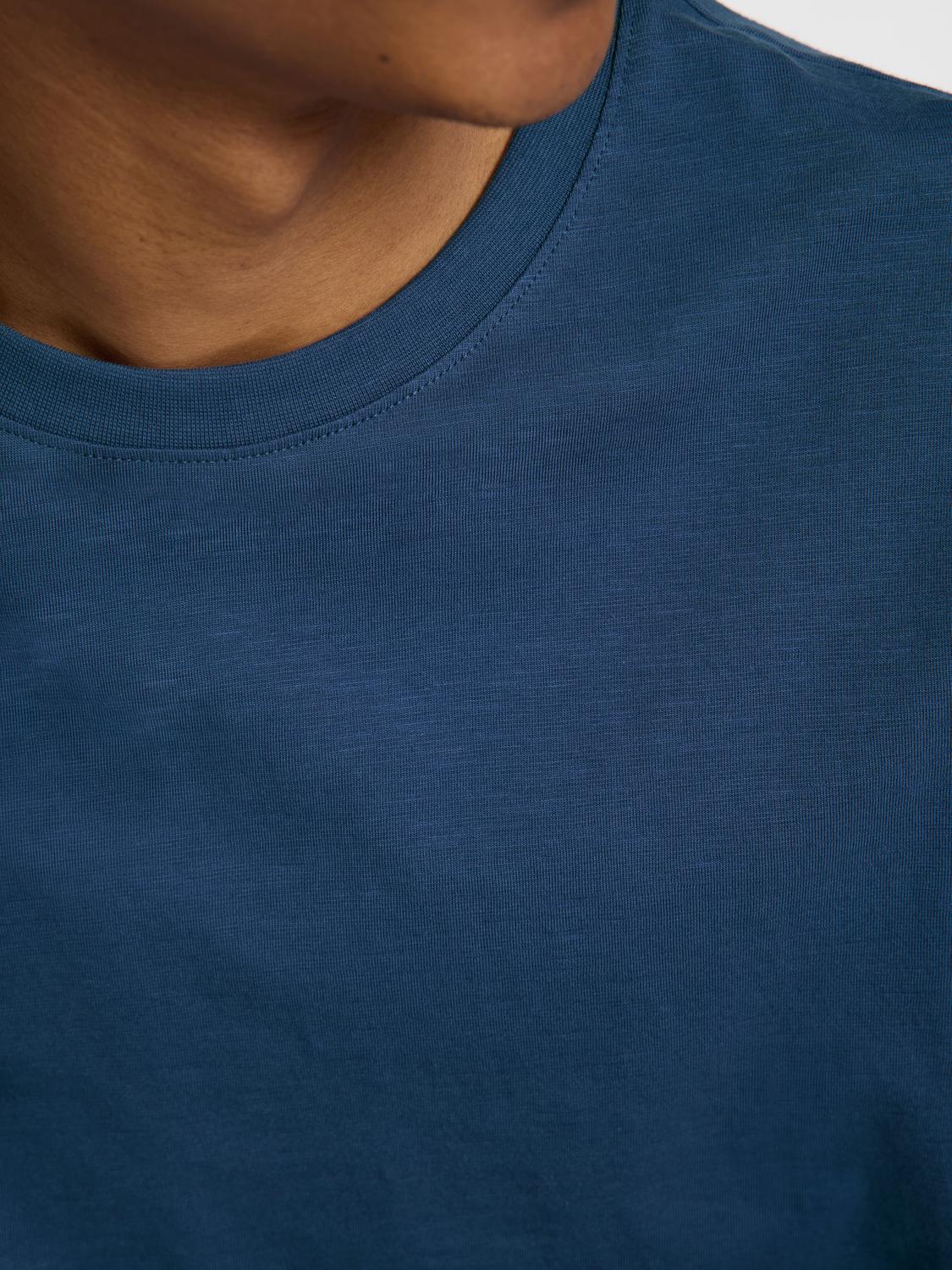 T-SHIRTS - Slhaspen Slub Ss O-Neck Tee Noos - - Hr Ravn