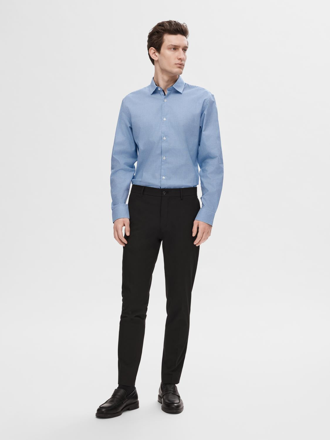 Slhslimnew-Mark Shirt Ls Noos