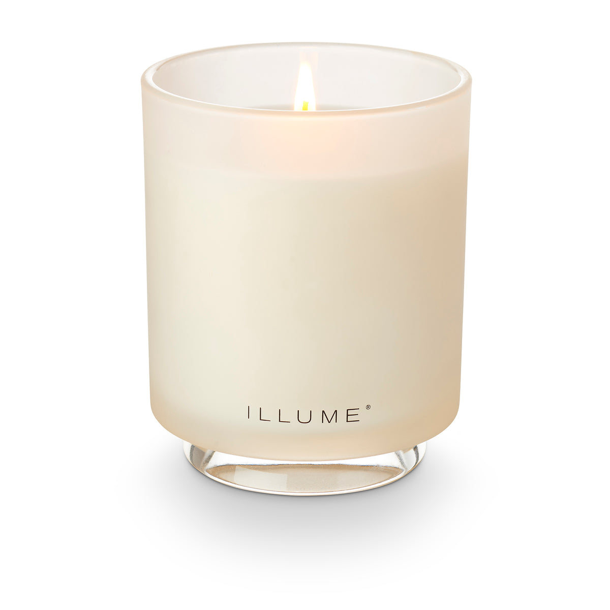 Driftwood Box Glass Candle, Hvid,