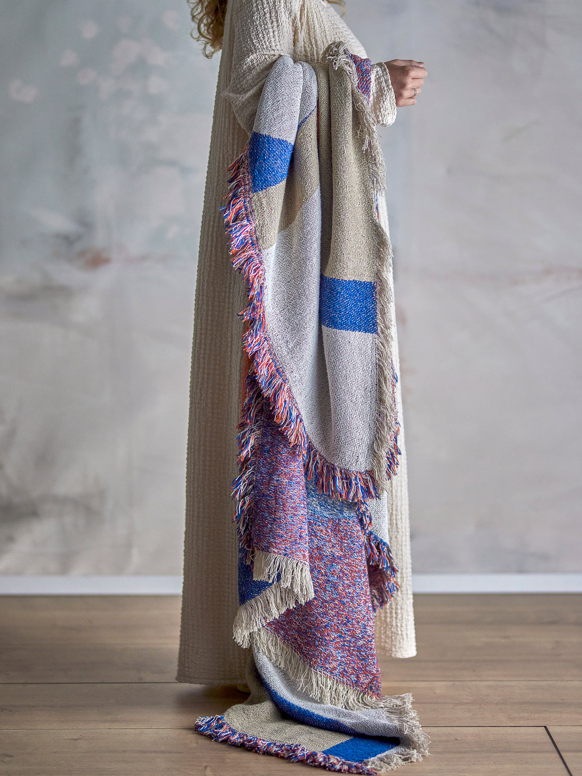 Clarita Plaid, Multifarvet, Genanvendt Bomuld