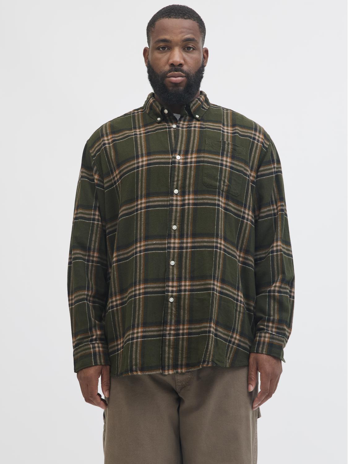 Shirts - Jjeclassic Flannel Check Shirt Ls Sn Pls - - Hr Ravn