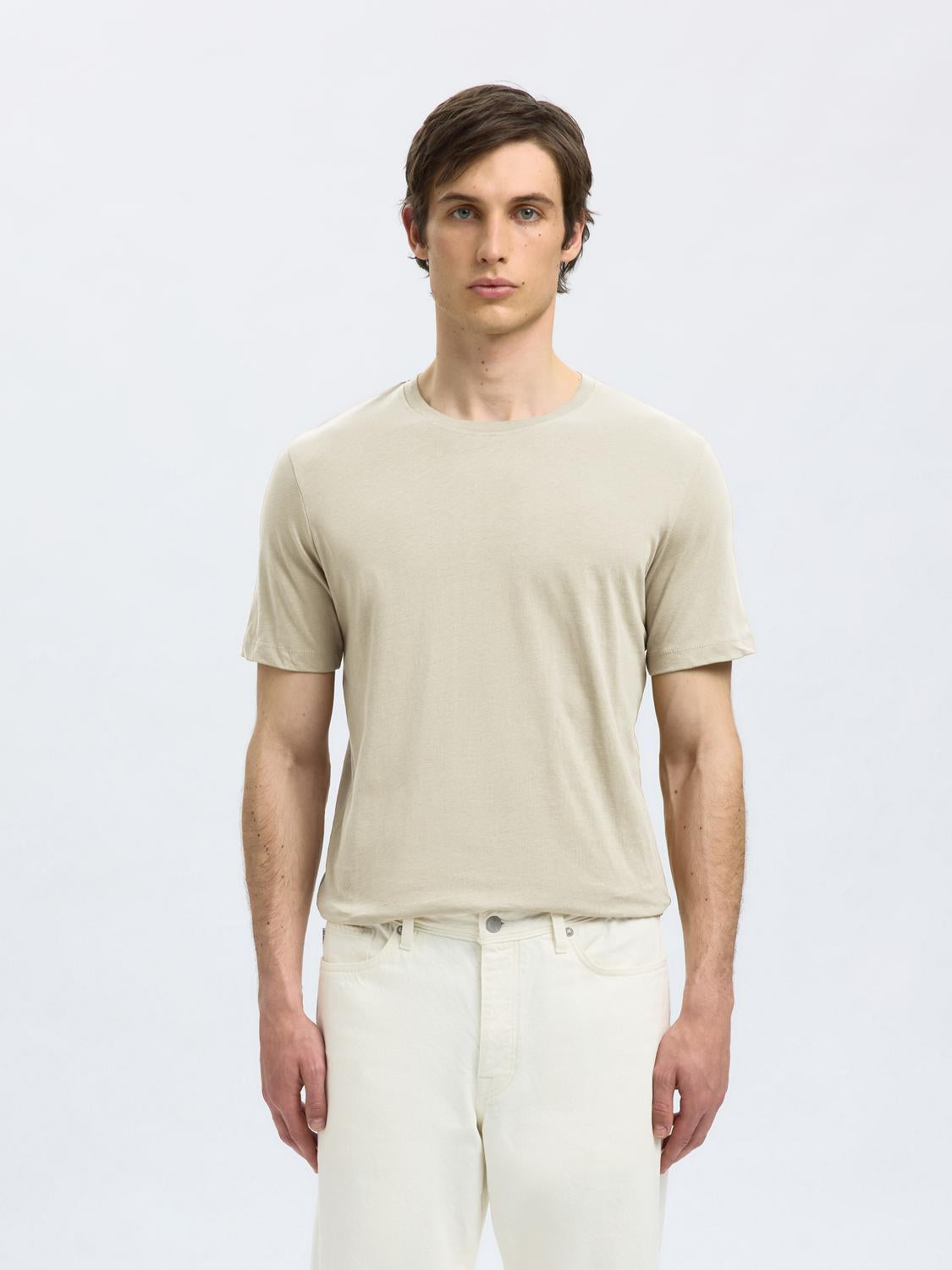 T-SHIRTS - Slhaspen Ss O-Neck Tee Noos - - Hr Ravn