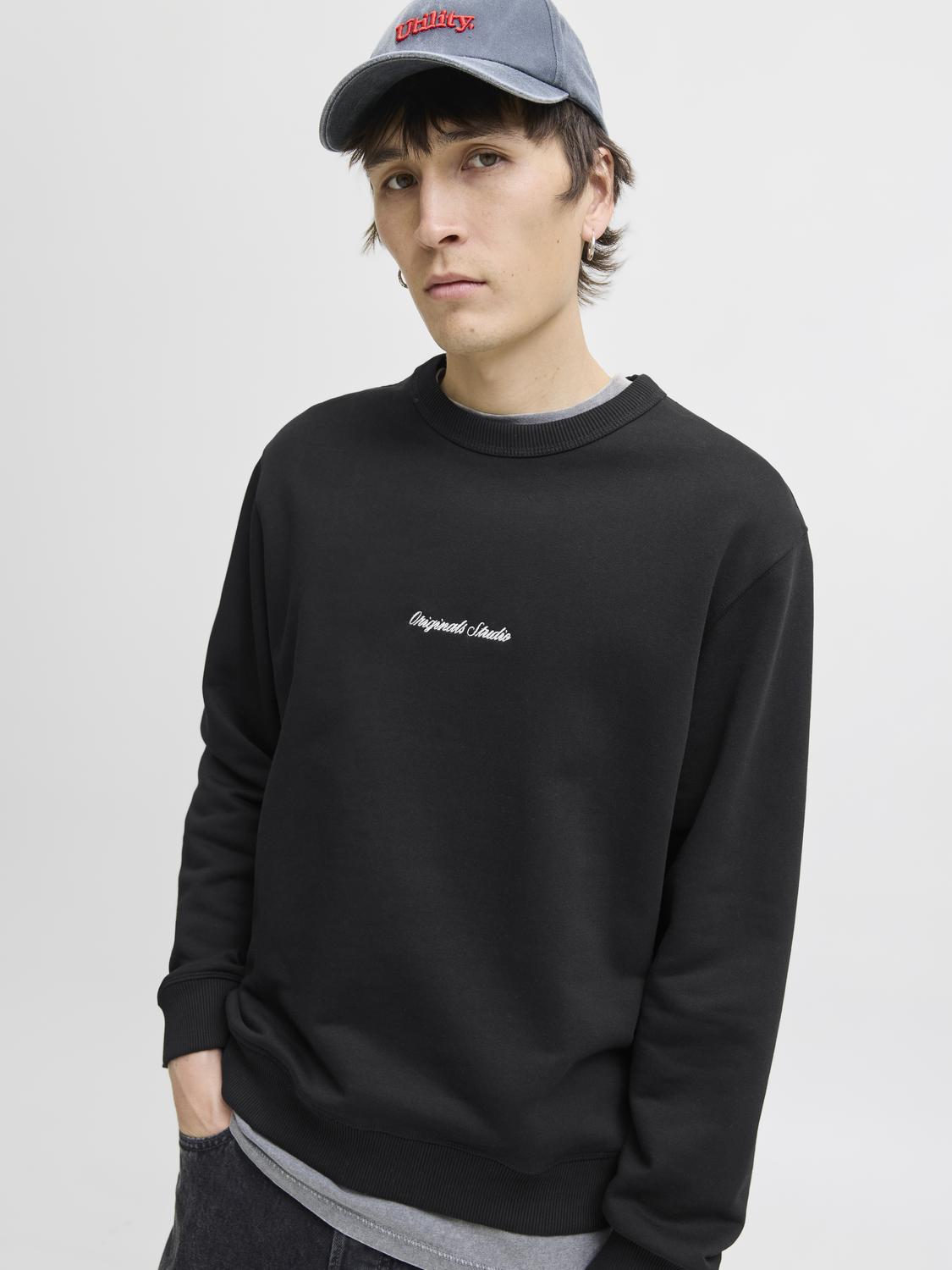 SWEATSHIRTS - Jornorrebro Emb Sweat Crew Noos - - Hr Ravn