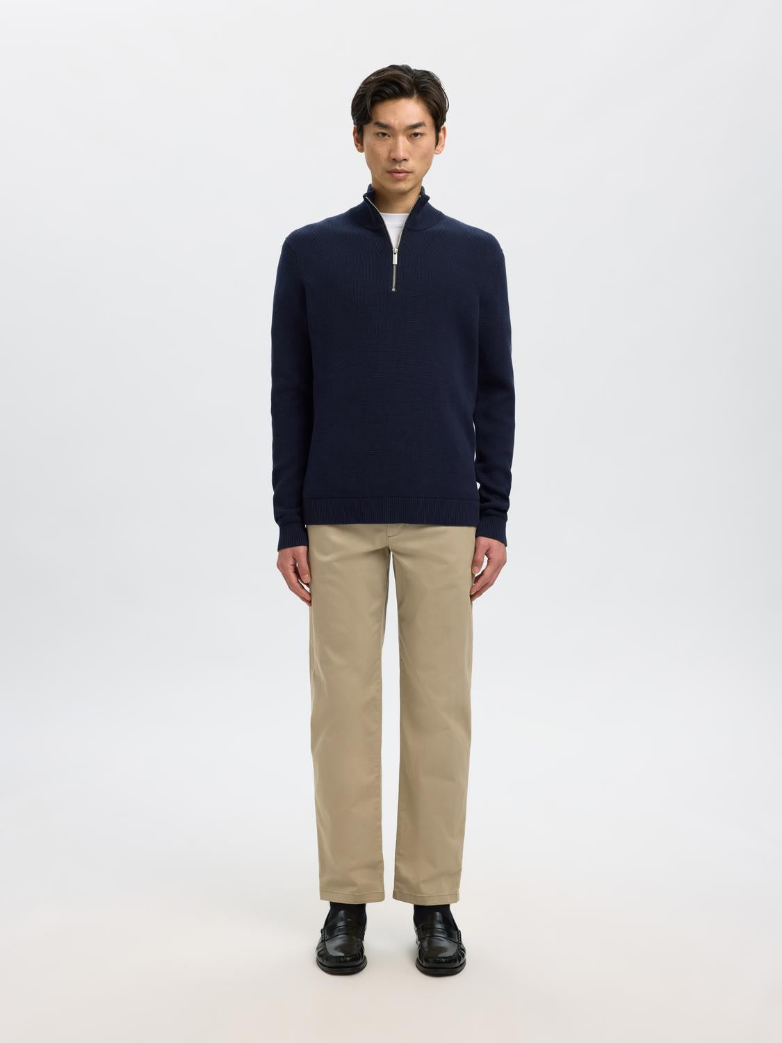 Trousers - Slh196-Straight New Miles Flex Pant Noos - - Hr Ravn