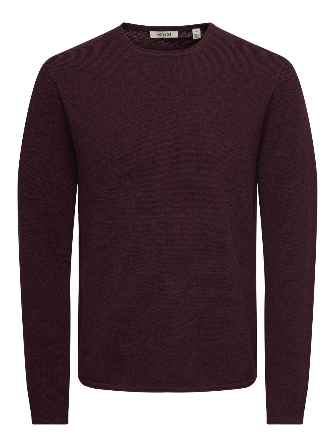 STRIK - Onsfelix Reg 12 Crew Knit Noos - - Hr Ravn