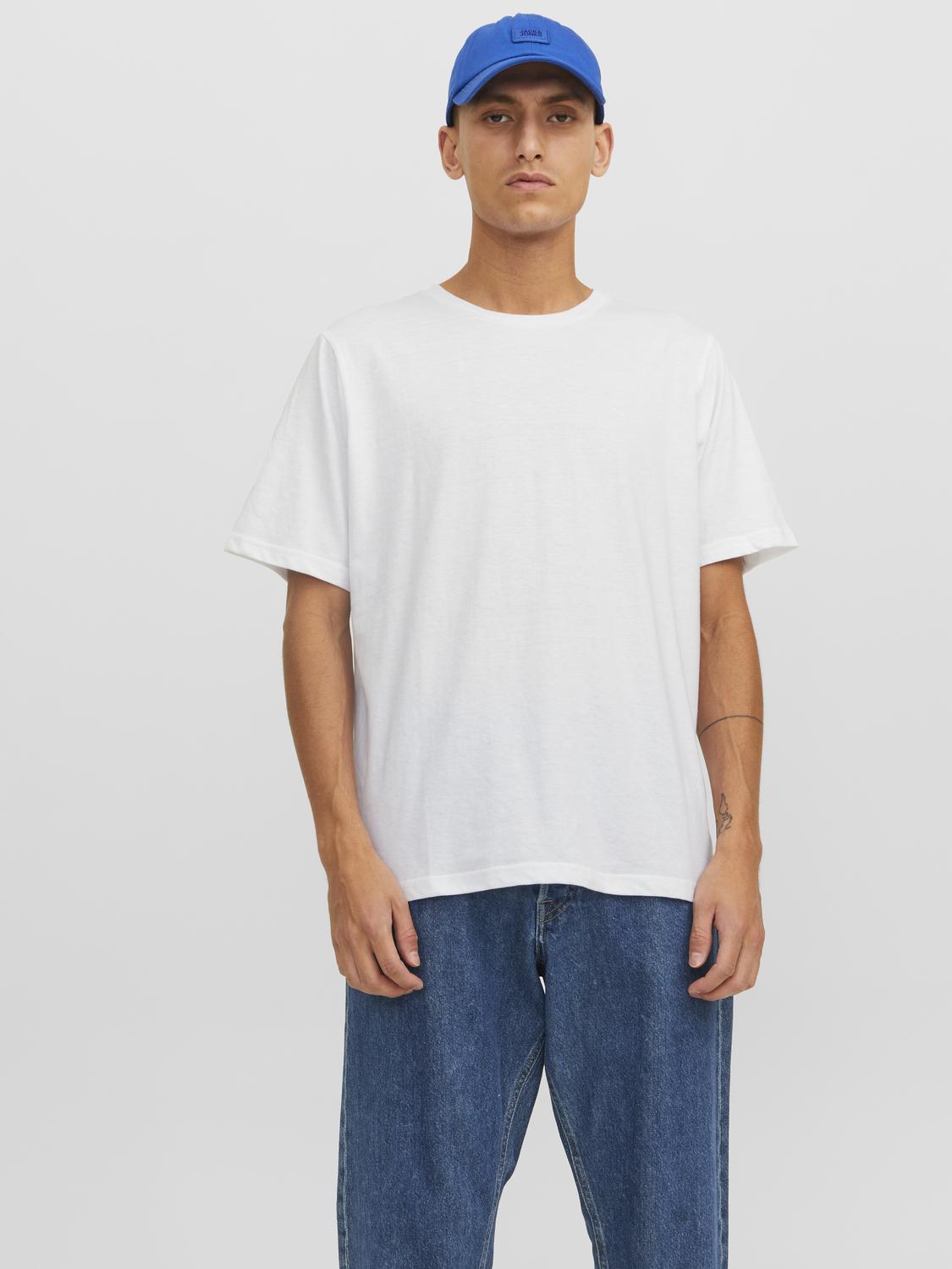 T-shirts - Jacunder Tee Crew Neck 3 Pack Noos - - Hr Ravn