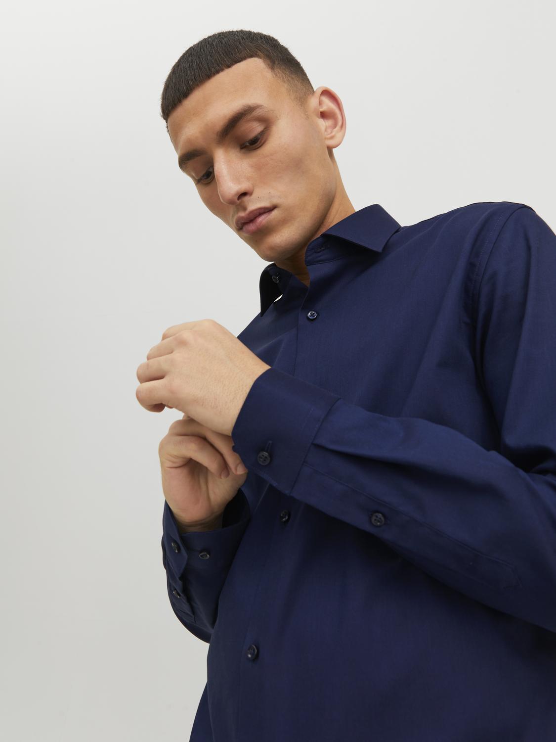 LANGE SKJORTER - Jprblaparker Shirt L/S Noos - - Hr Ravn