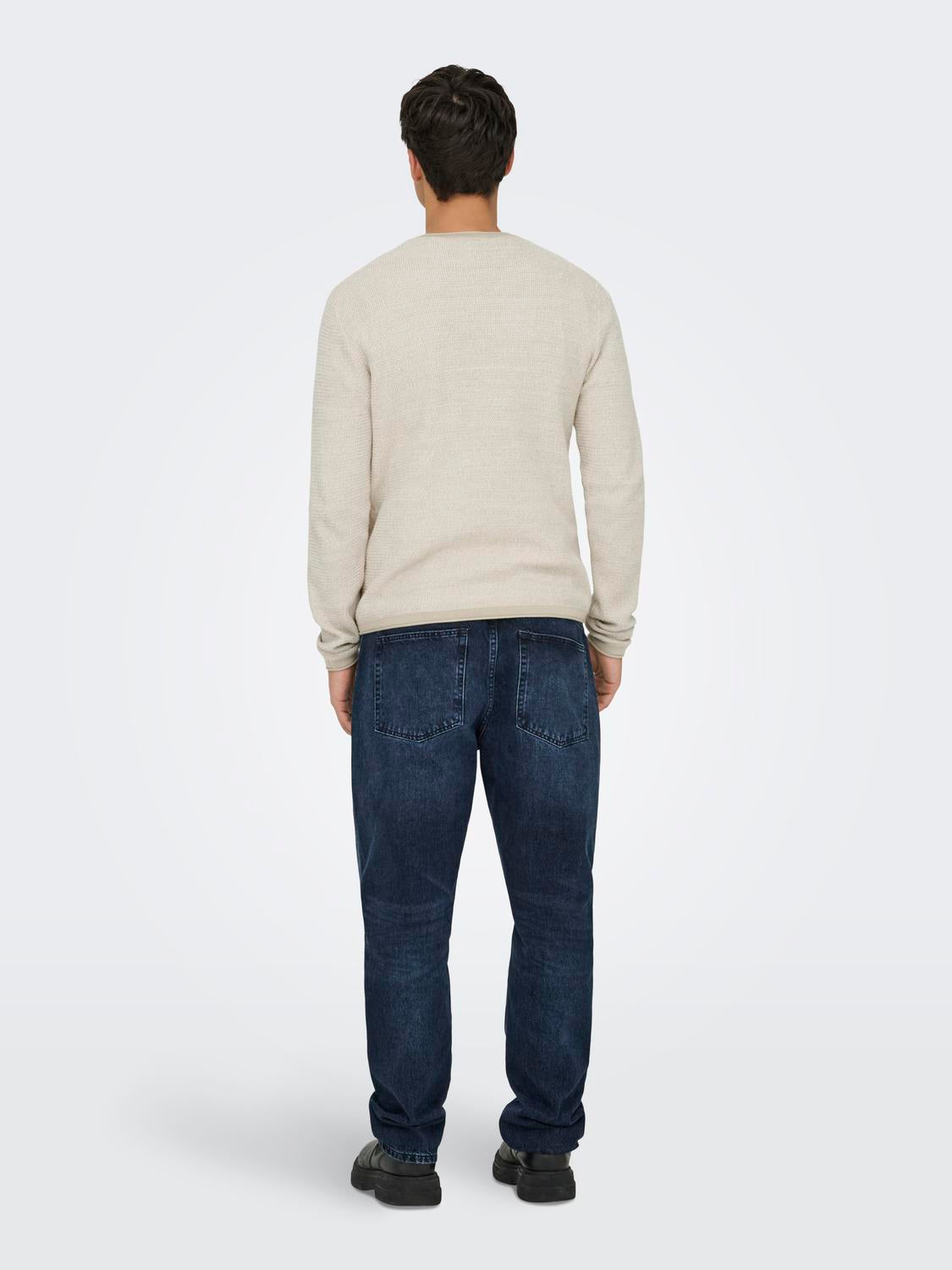 Onseric Reg 12 Struc Crew Knit Noos