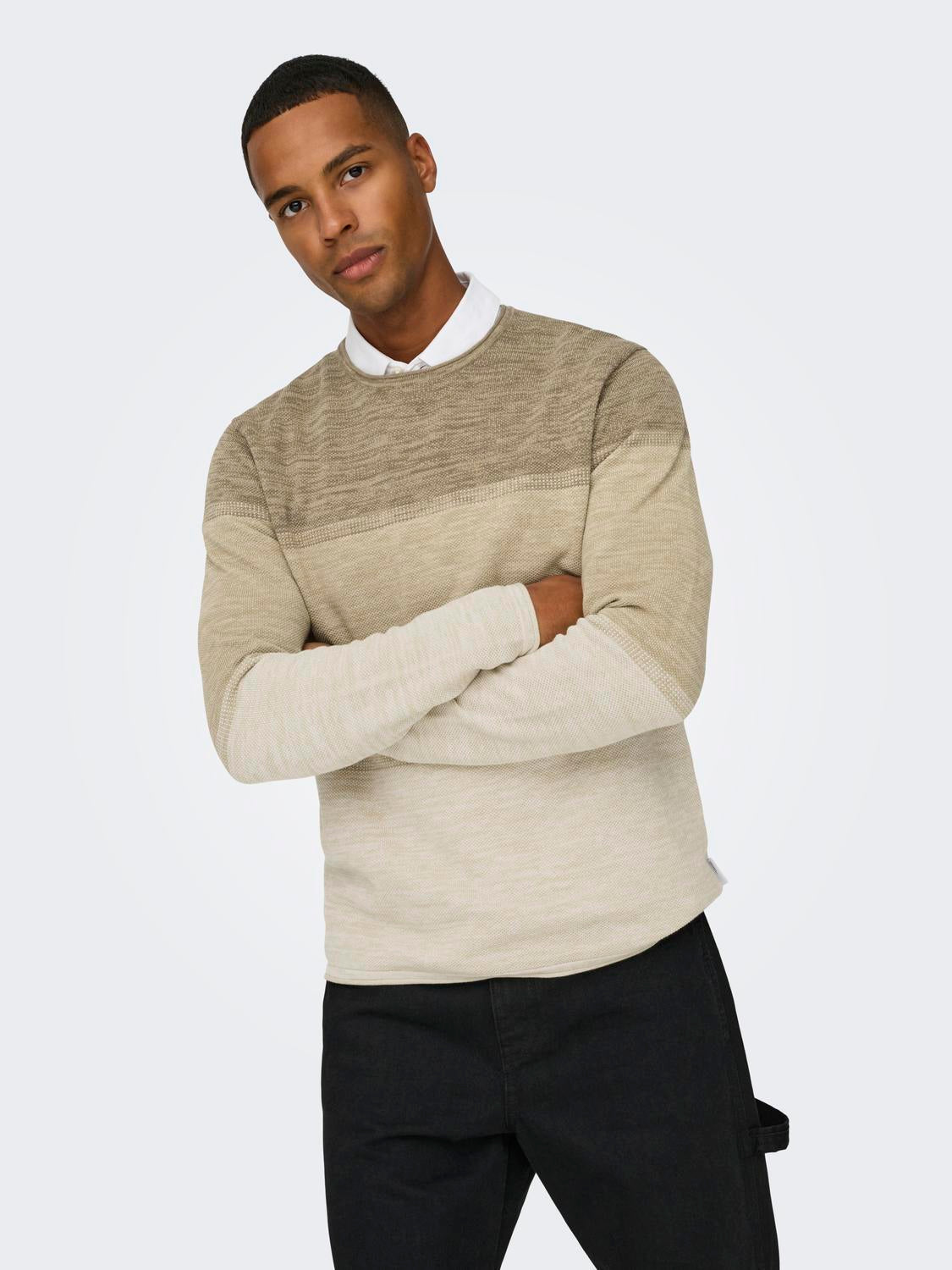 Onsfelix Reg 12 Crew Knit Noos