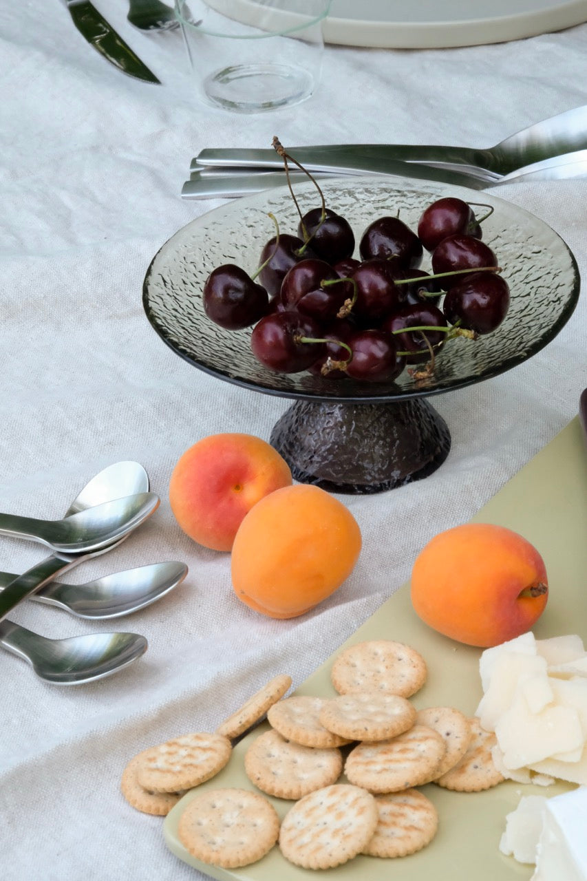 Bonbon Glasskål Medium Grøn/Brun