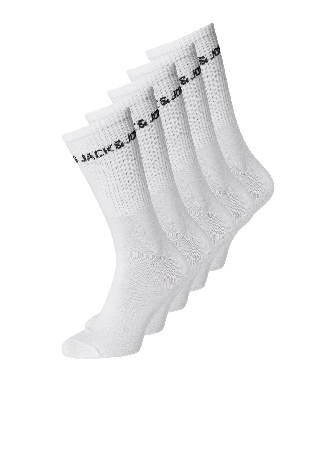 STRØMPER - Jacbasic Logo Tennis Sock 5 Pack Noos - - Hr Ravn