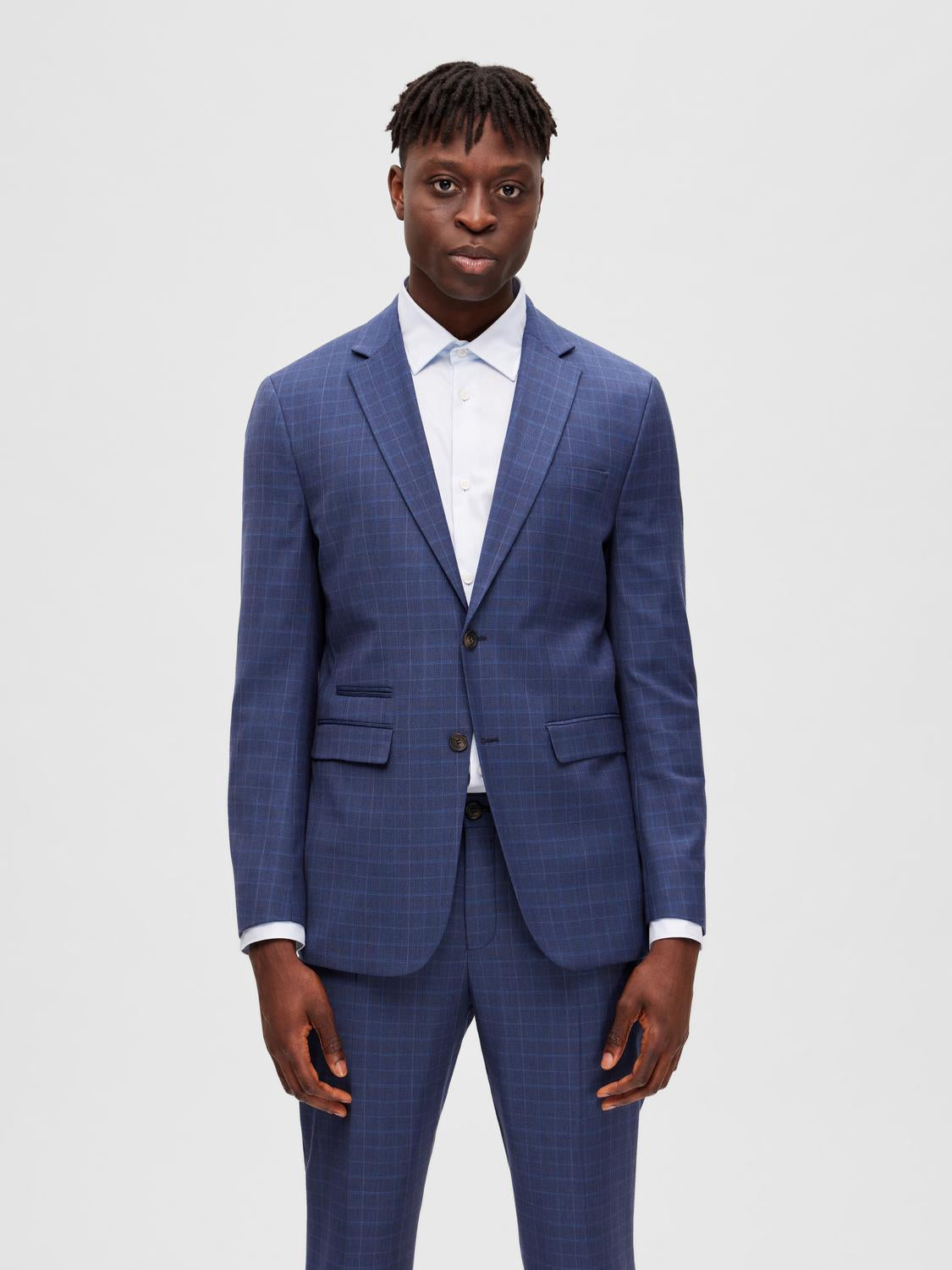 BLAZER - Slhslim-Neil Chk Blz Noos - - Hr Ravn
