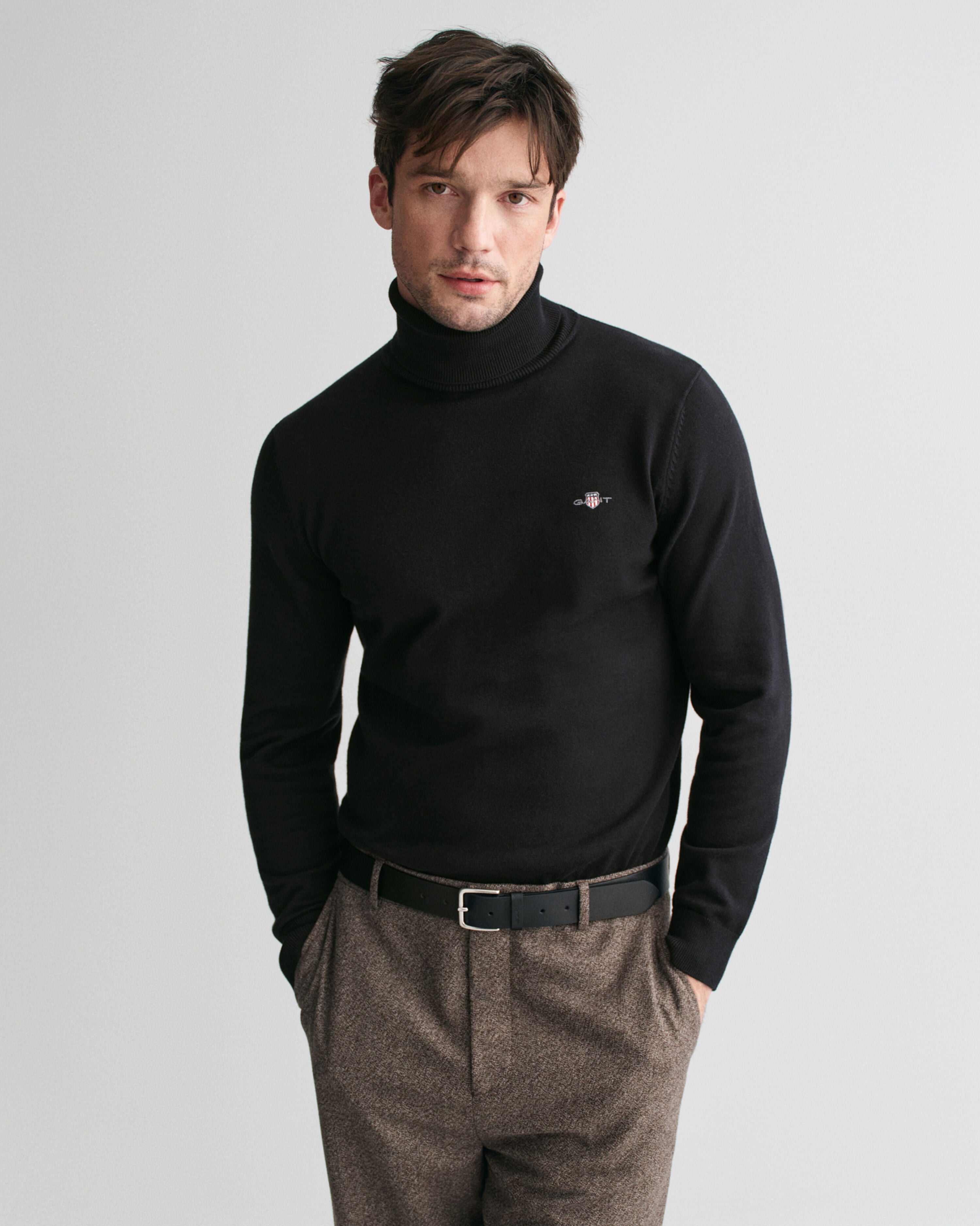 STRIK - CLASSIC COTTON ROLLERNECK - - Hr Ravn