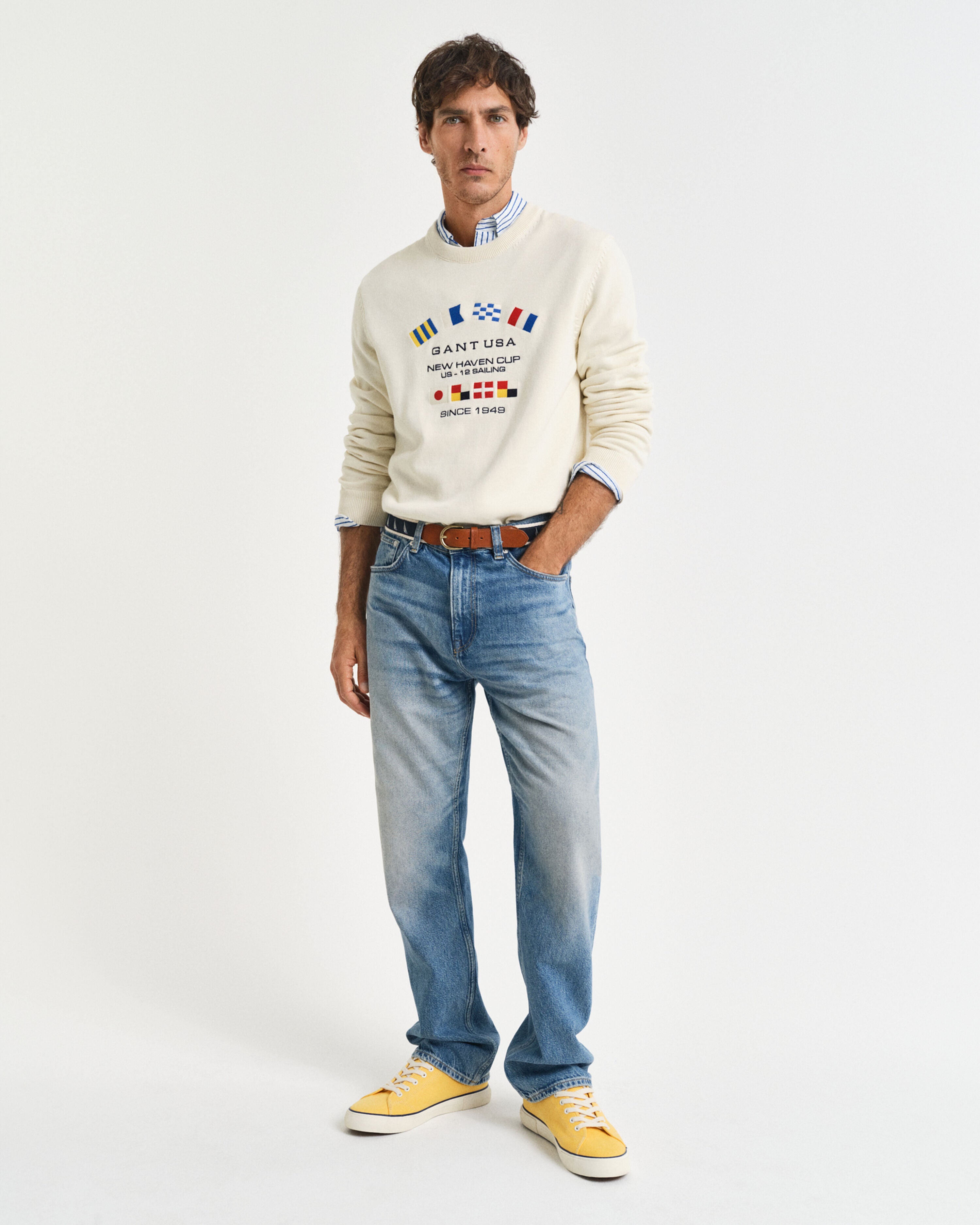 STRIK - Nautical Flags C-Neck - - Hr Ravn