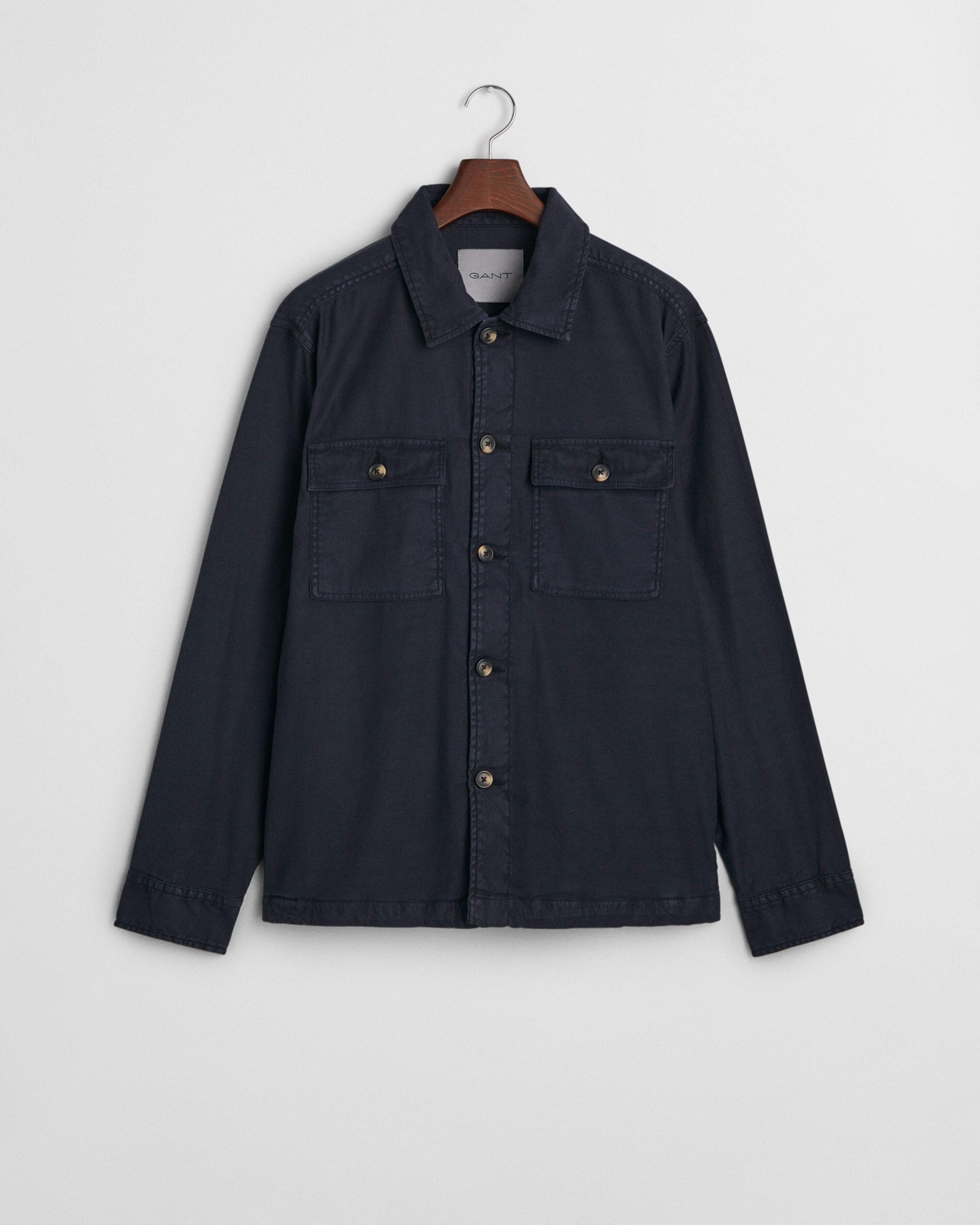 Reg Cot/Linen Overshirt