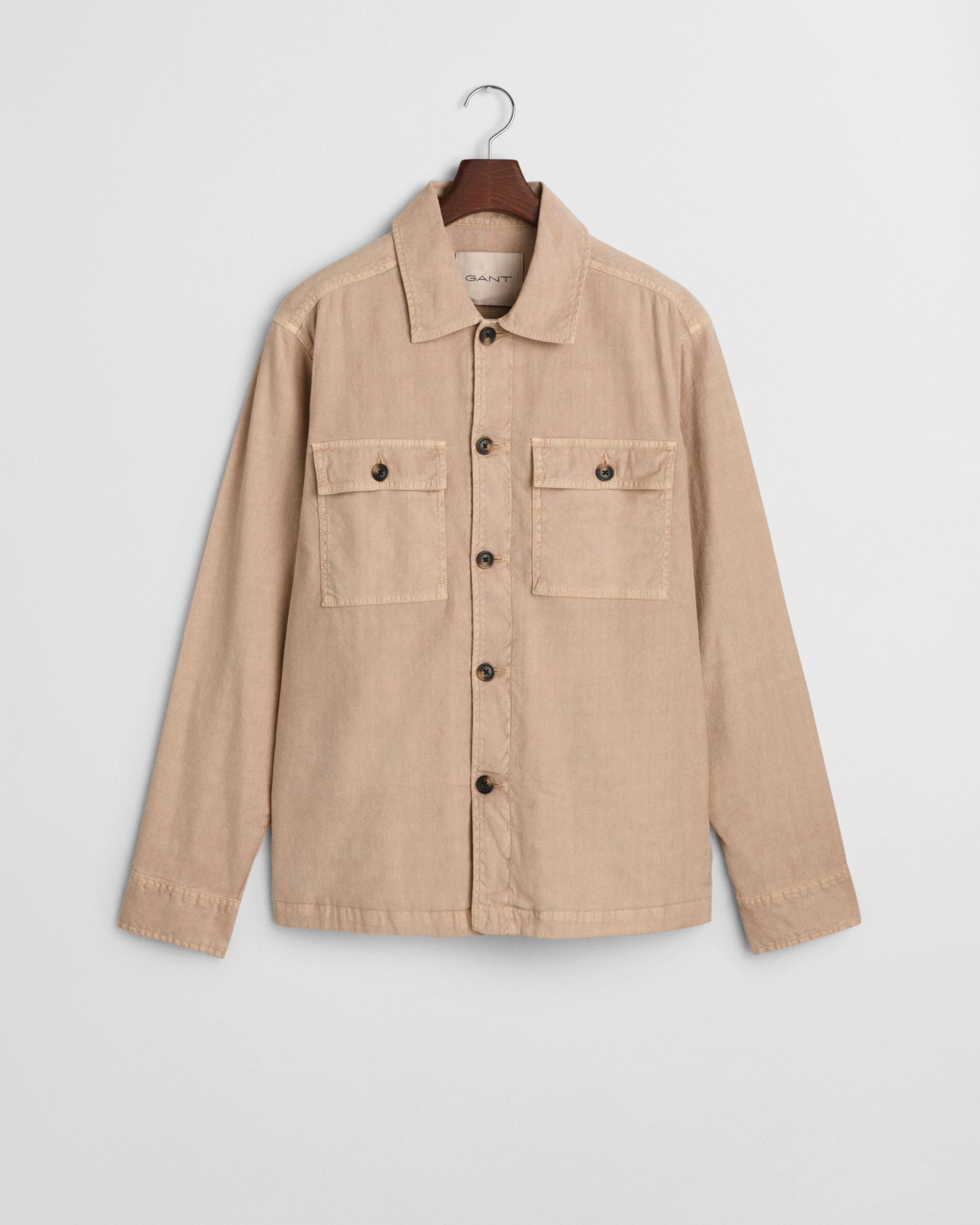 Reg Cot/Linen Overshirt