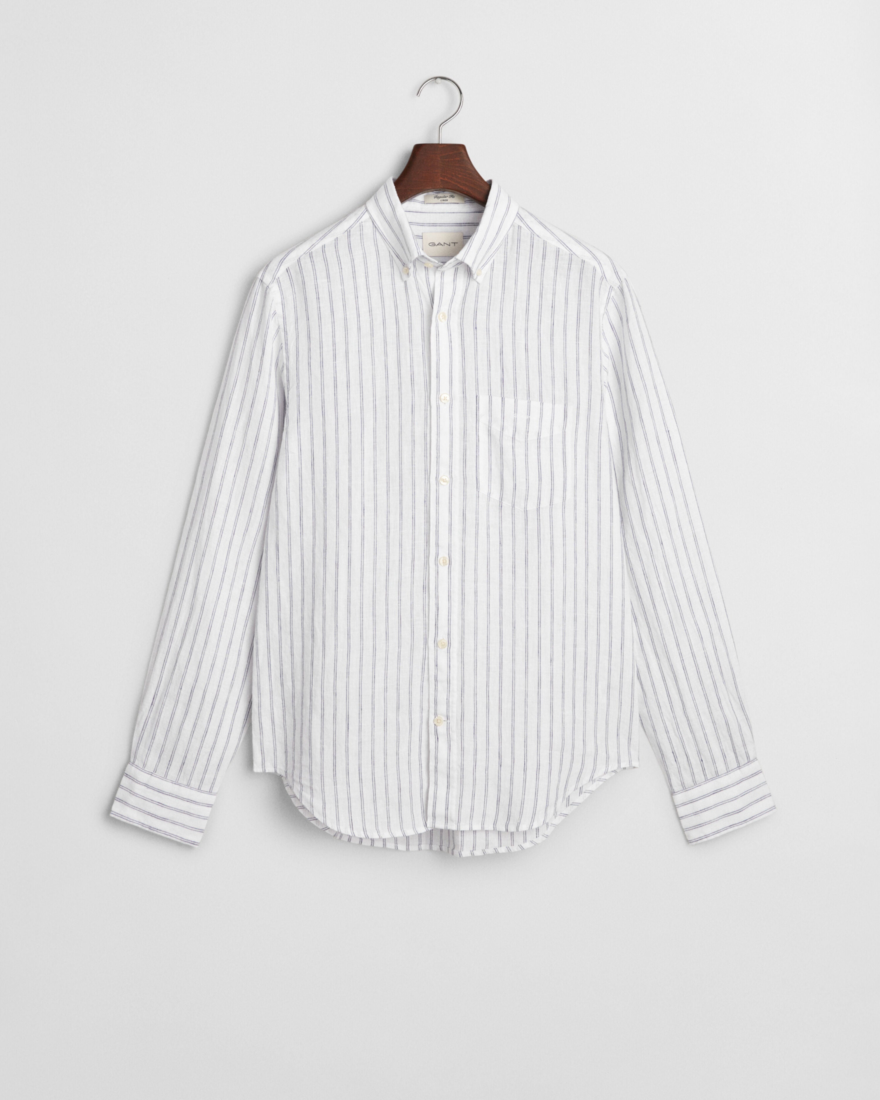 Reg Linen Stripe Shirt