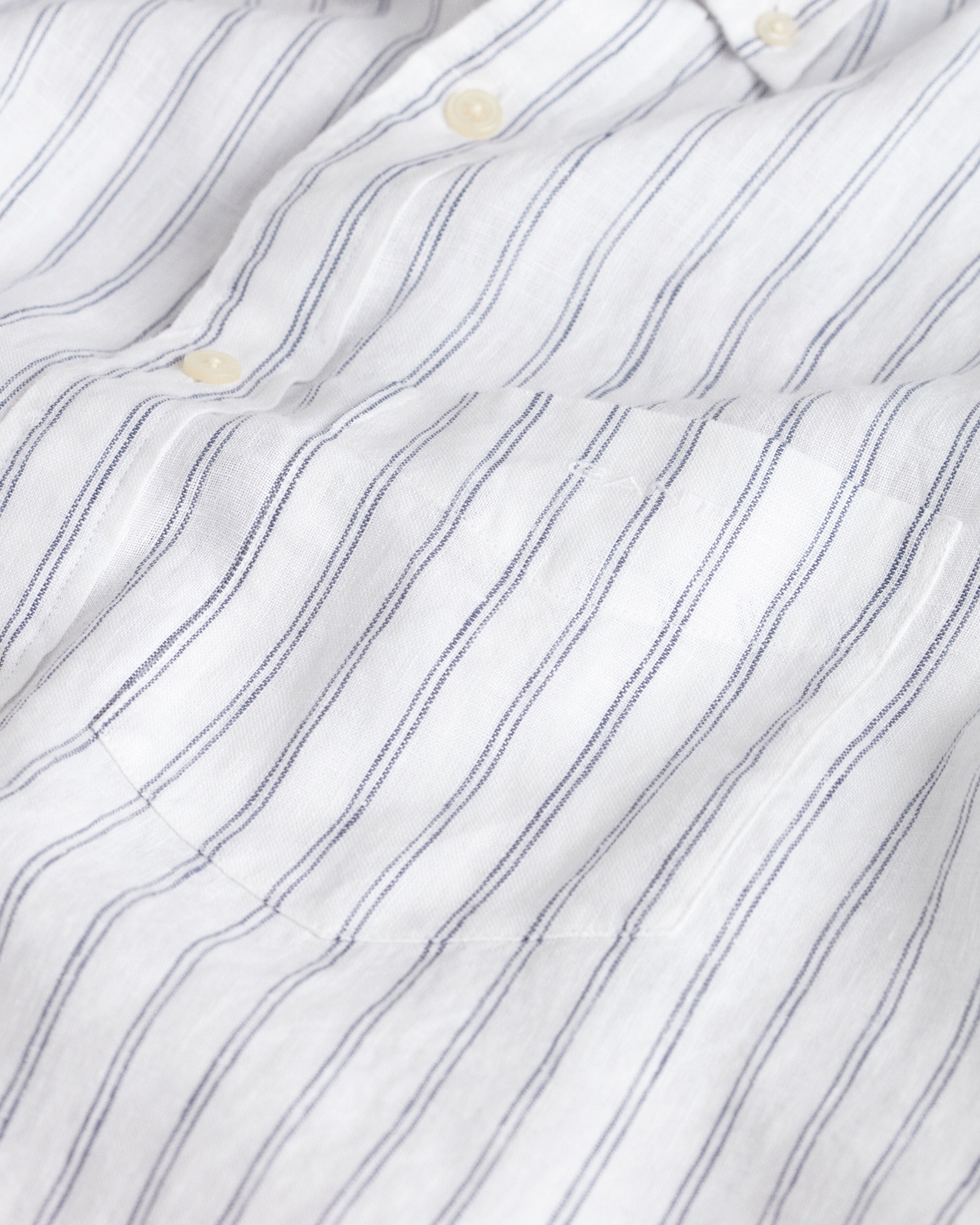 Reg Linen Stripe Shirt