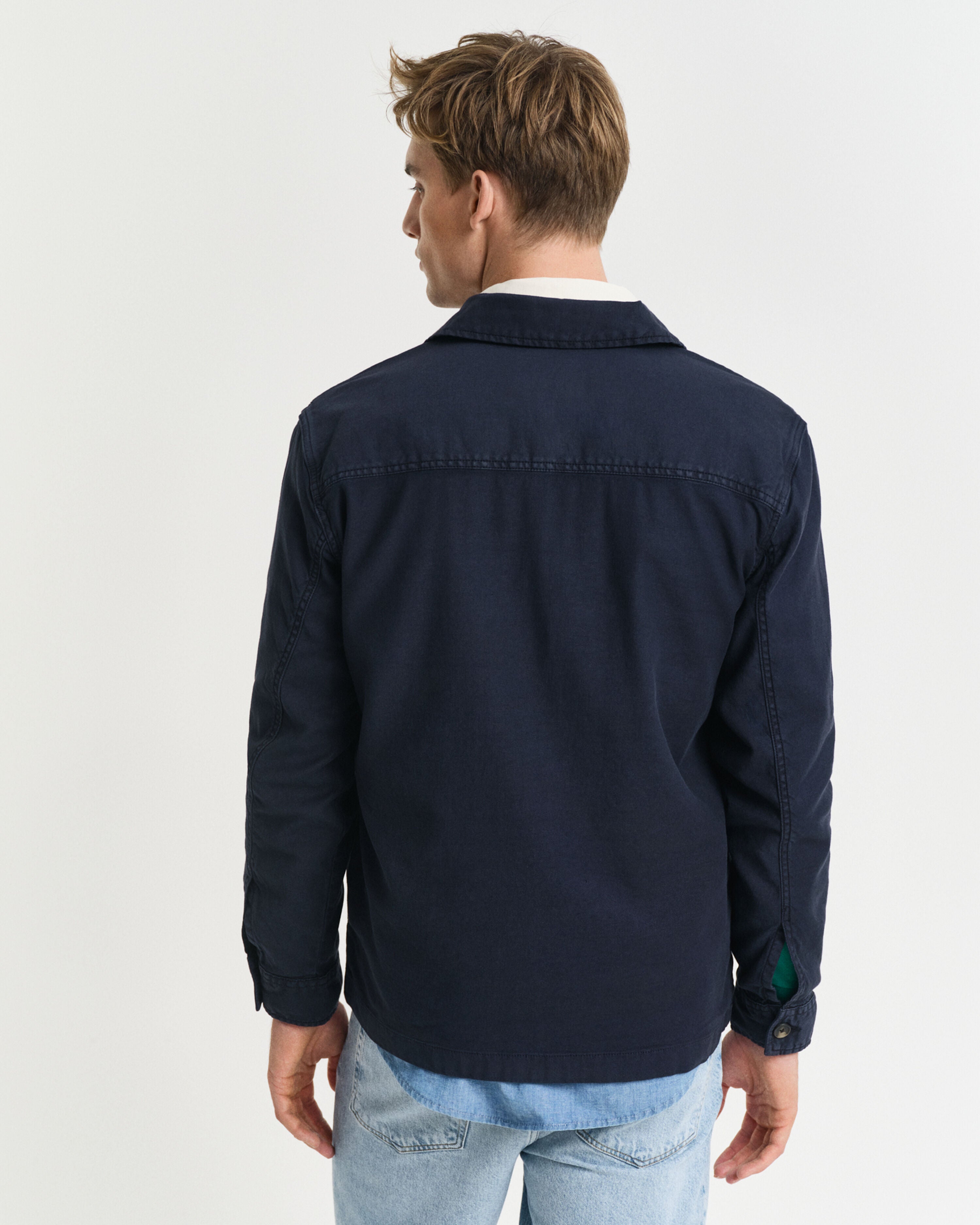 Reg Cot/Linen Overshirt