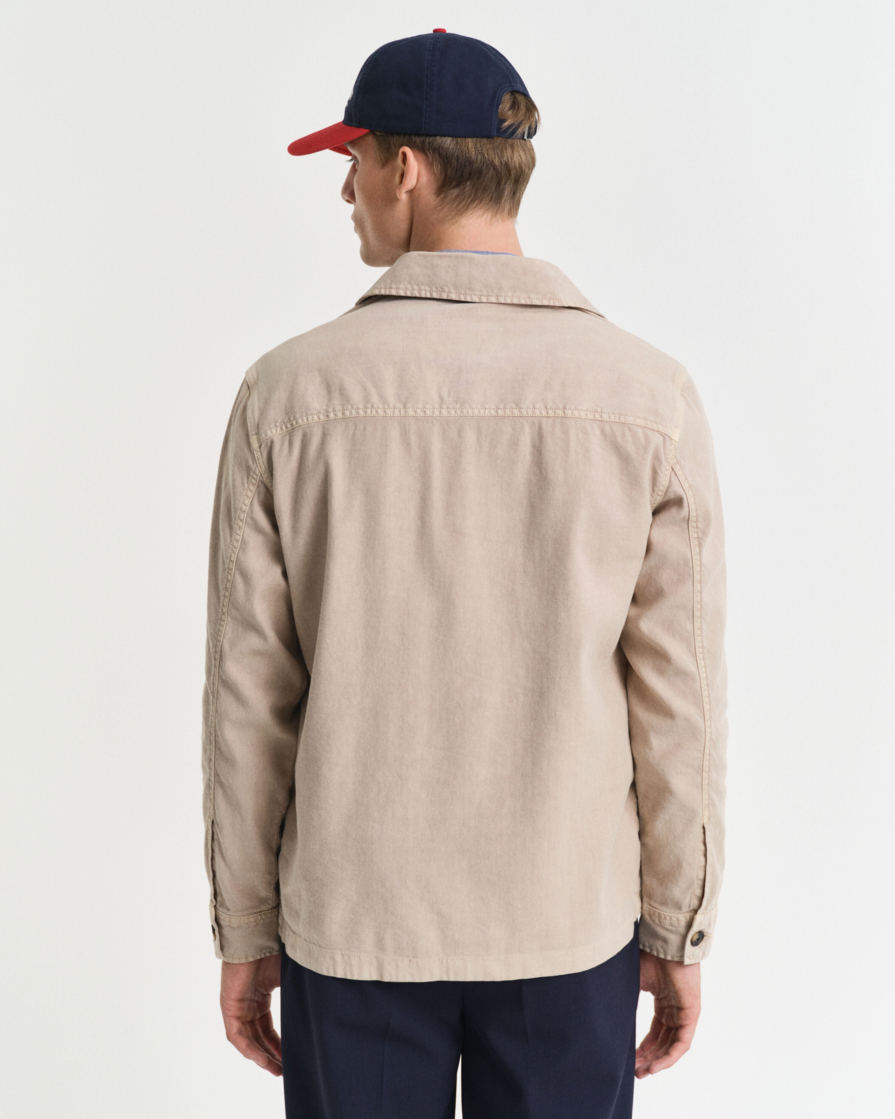 Reg Cot/Linen Overshirt