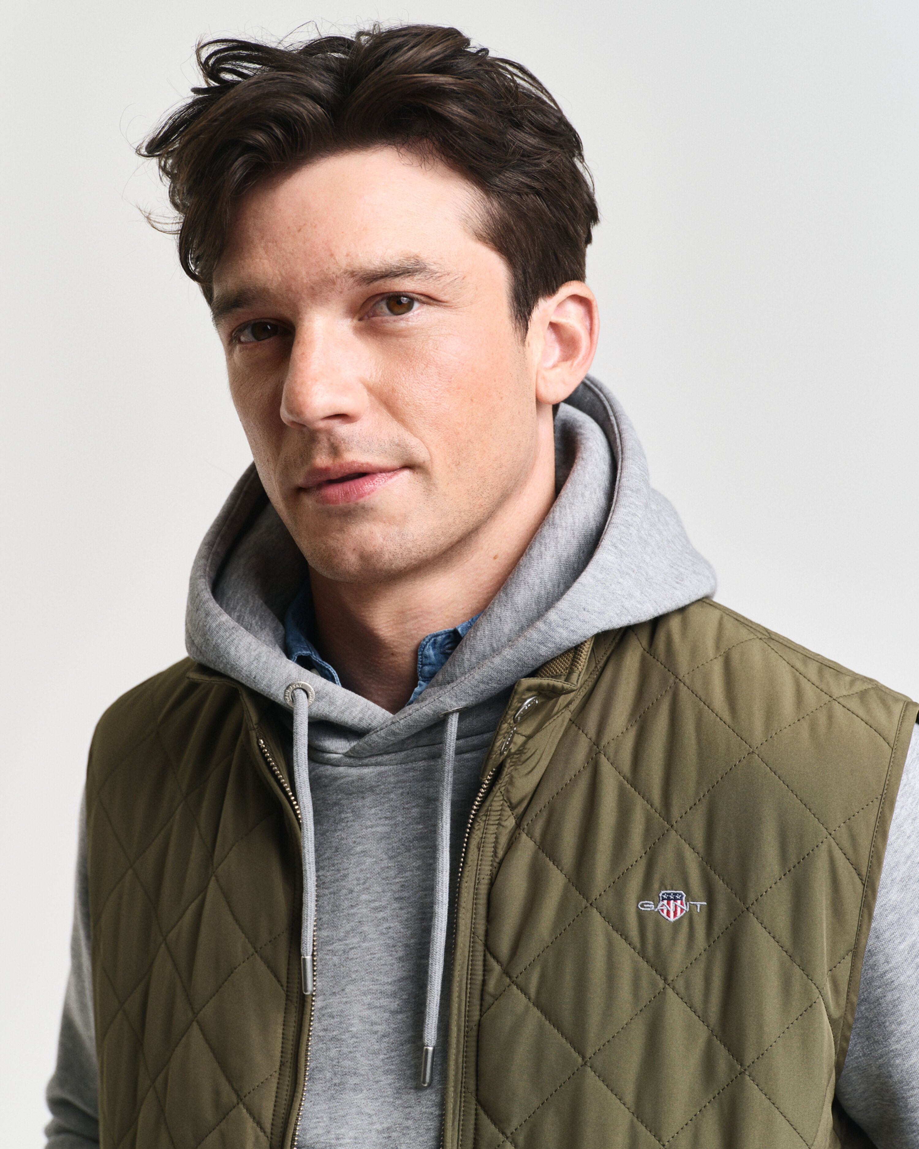 QUILTED WINDCHEATER VEST