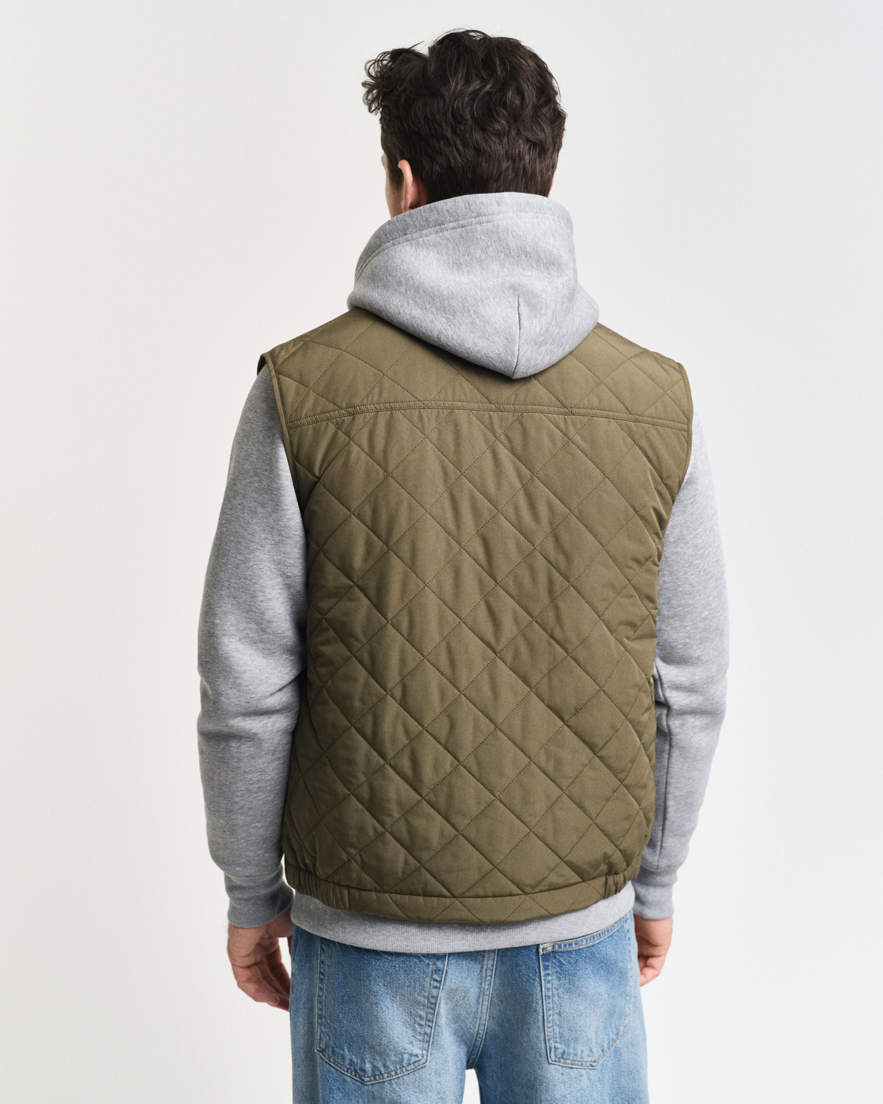 QUILTED WINDCHEATER VEST