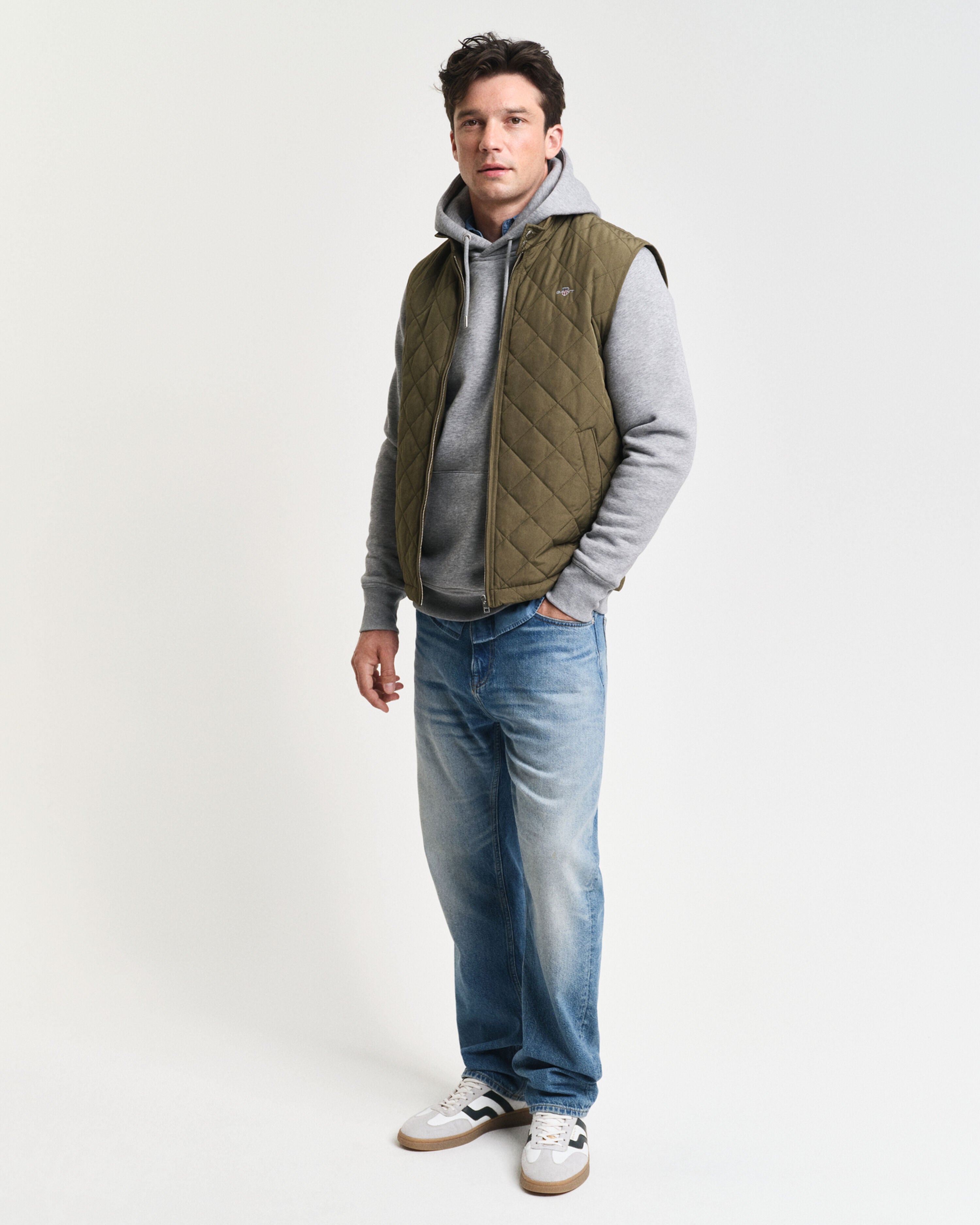 QUILTED WINDCHEATER VEST