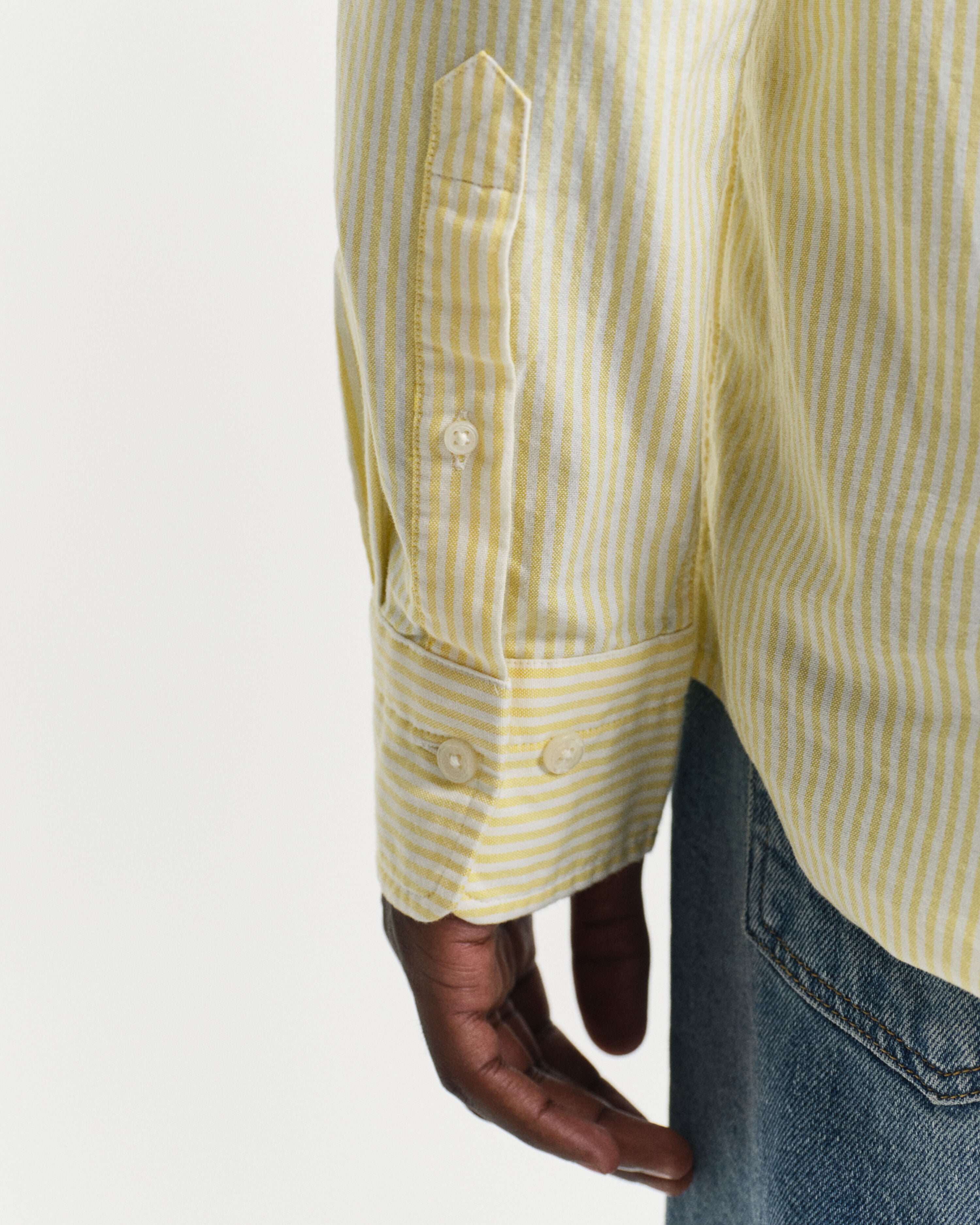 LANGE SKJORTER - Reg Classic Oxford Stripe Shirt - - Hr Ravn