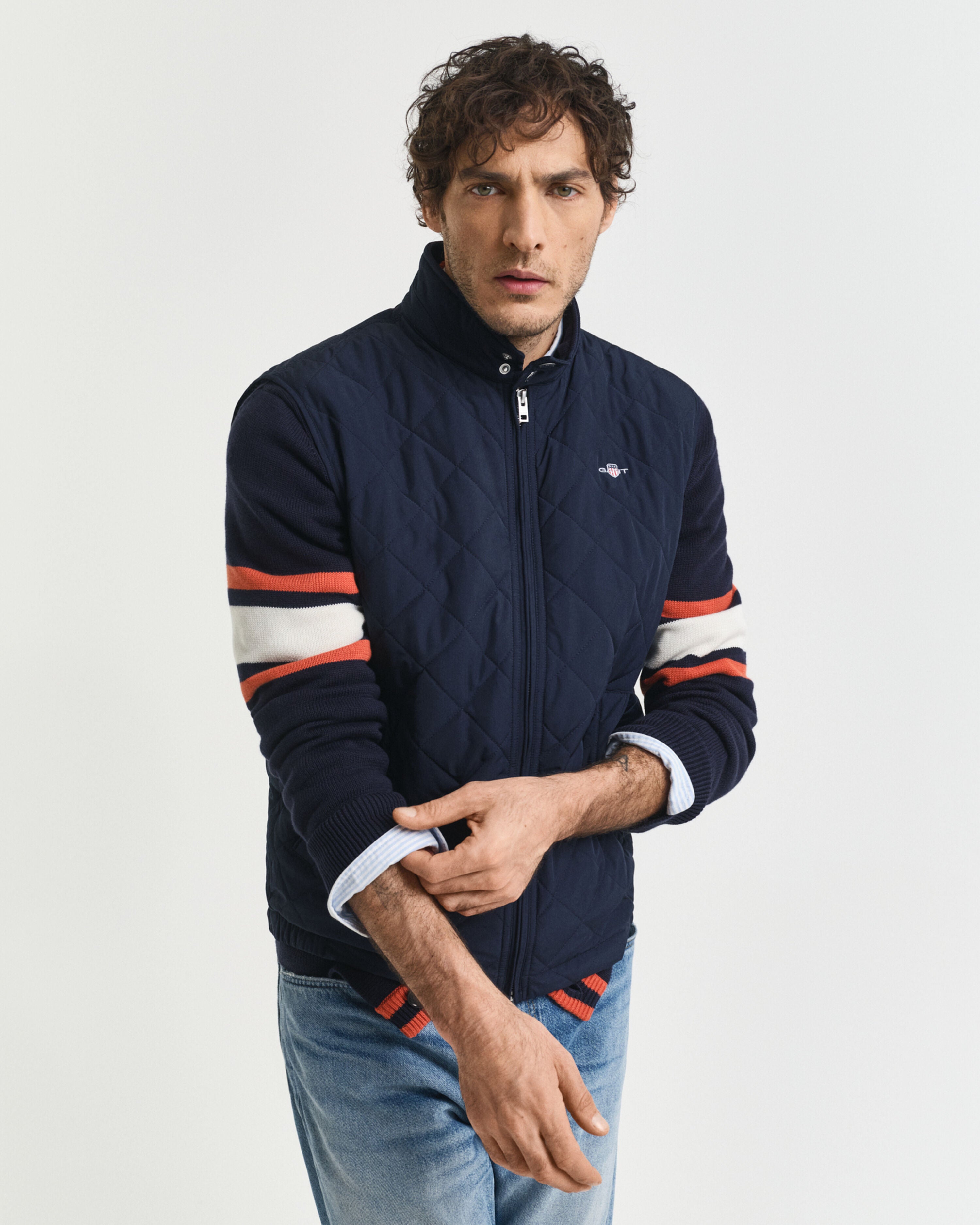 QUILTED WINDCHEATER VEST