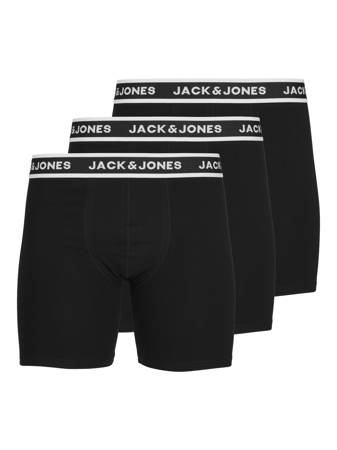 Trunks - Jacsolid Boxer Briefs 3 Pack Pls Noos - - Hr Ravn