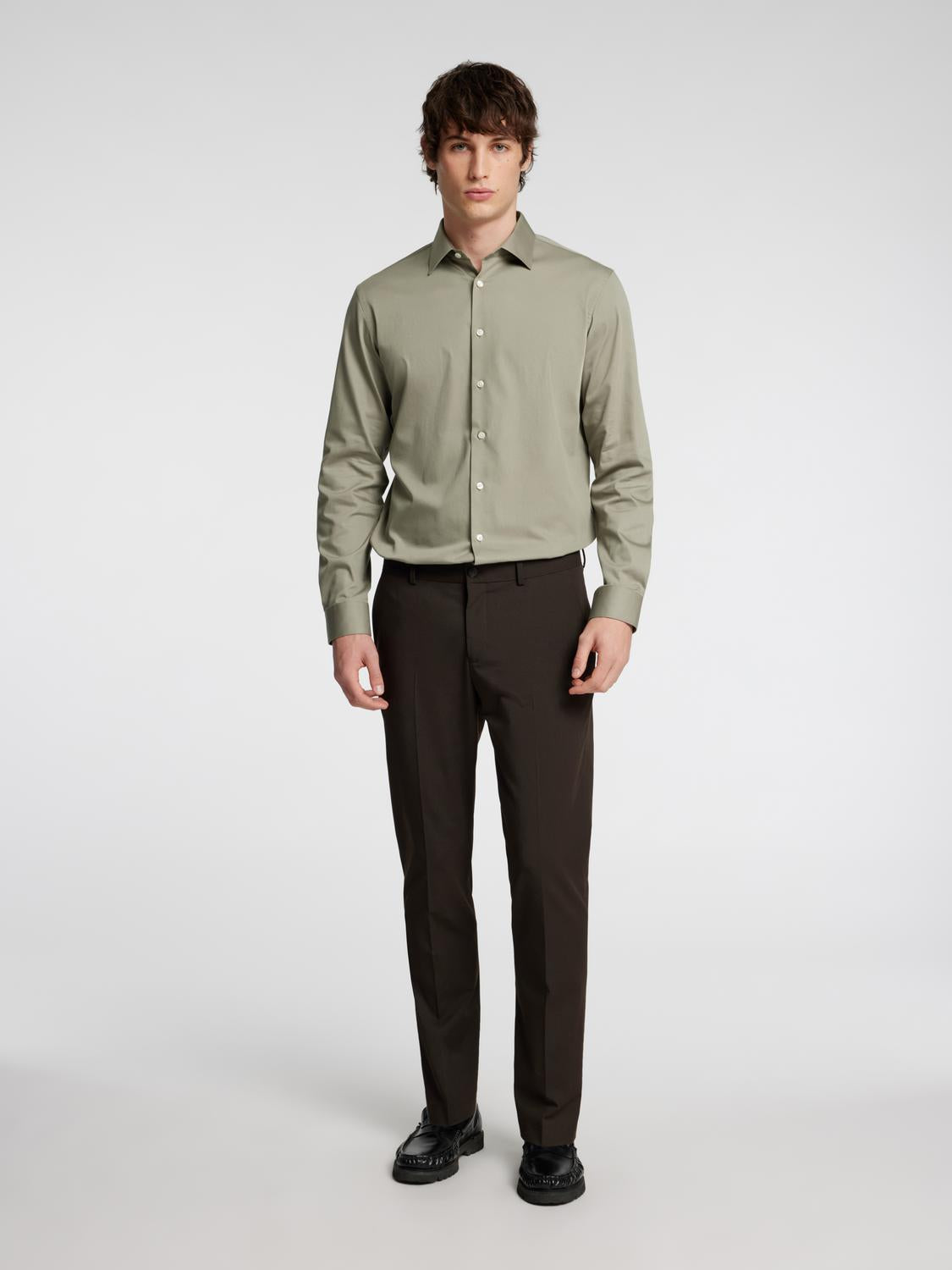 Shirts - Slhslim-Performance Shirt Ls Noos - - Hr Ravn