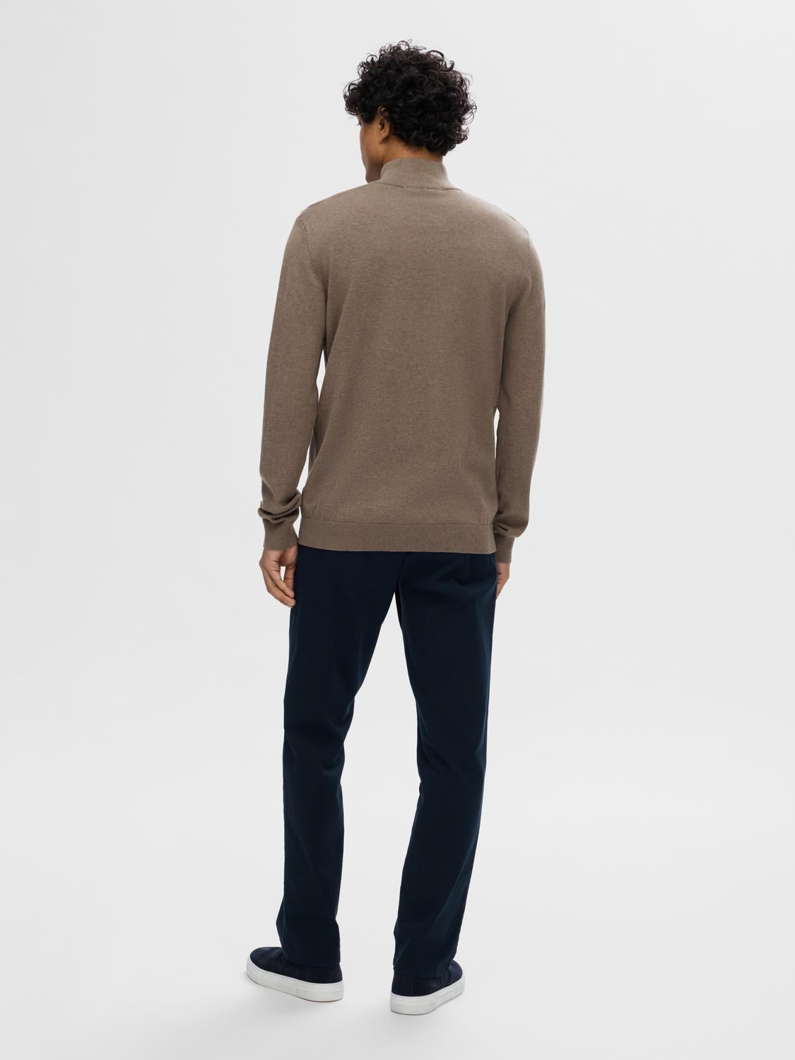 Slhberg Ls Half Zip Noos