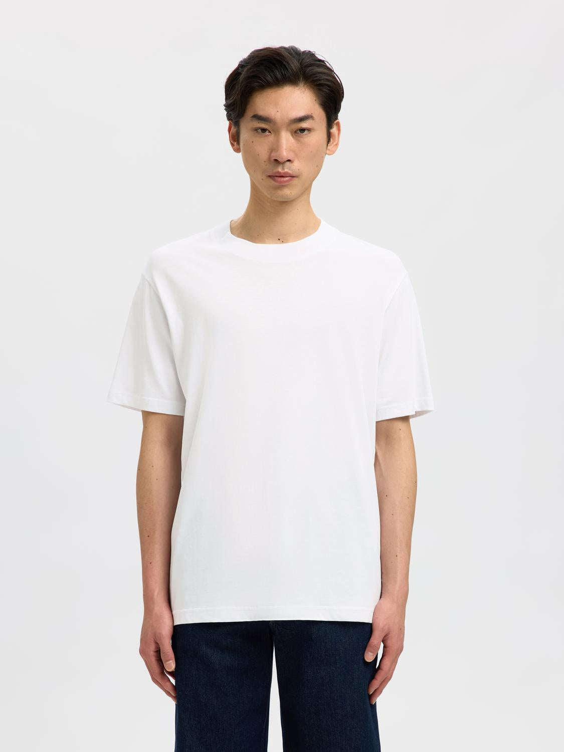 T-shirts - Slhcolman Ss O-Neck Tee Noos - - Hr Ravn