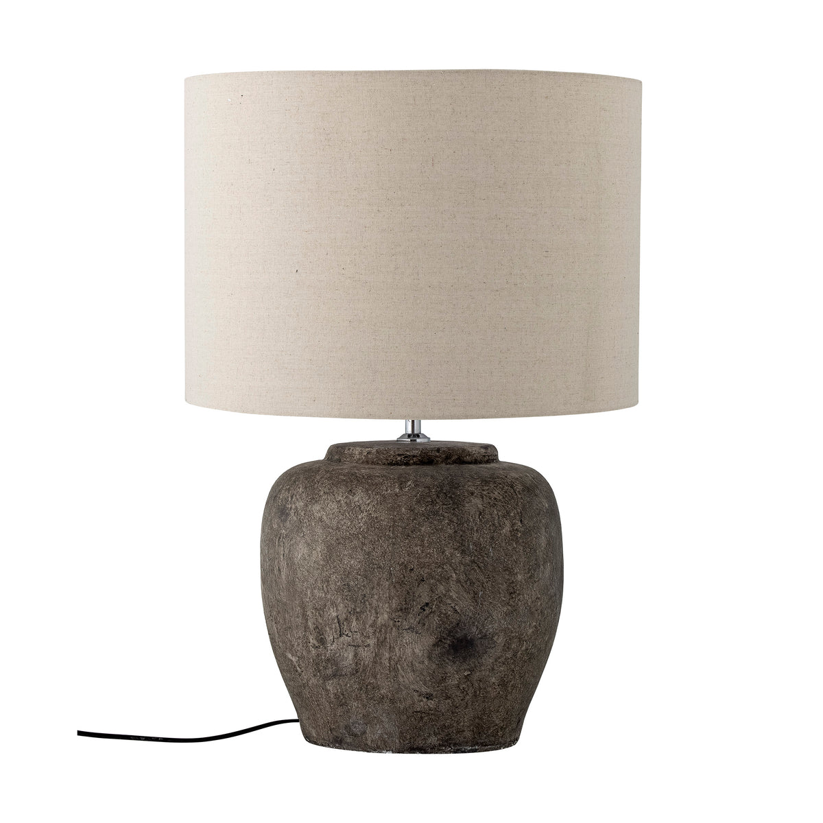 Isabelle Bordlampe, Grå, Stentøj