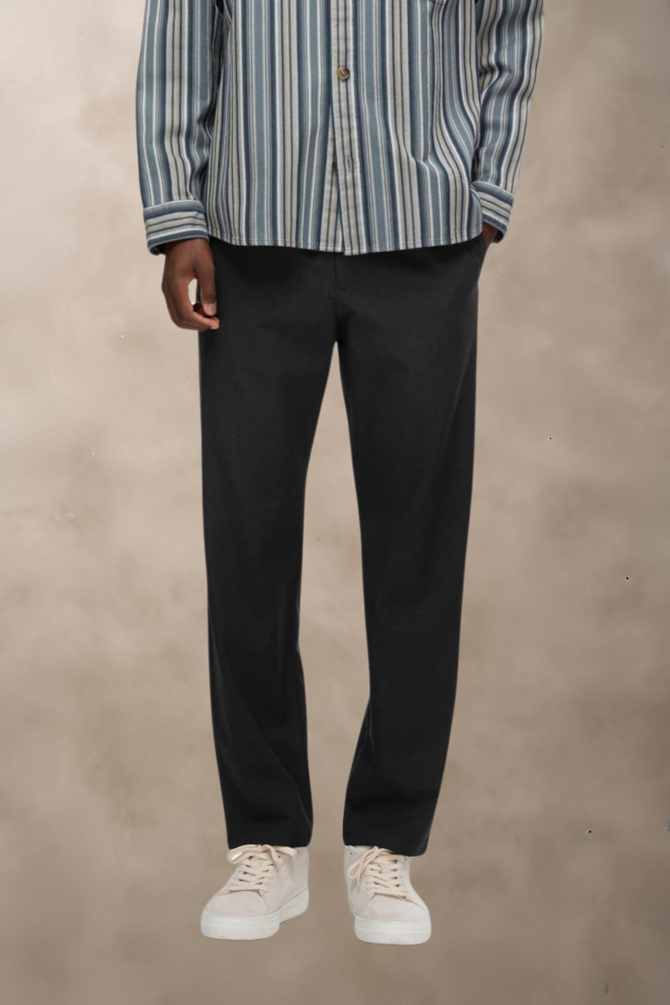 SLH196-STRAIGHT ROBERT STRING PANT - BUKSER - - Hr Ravn