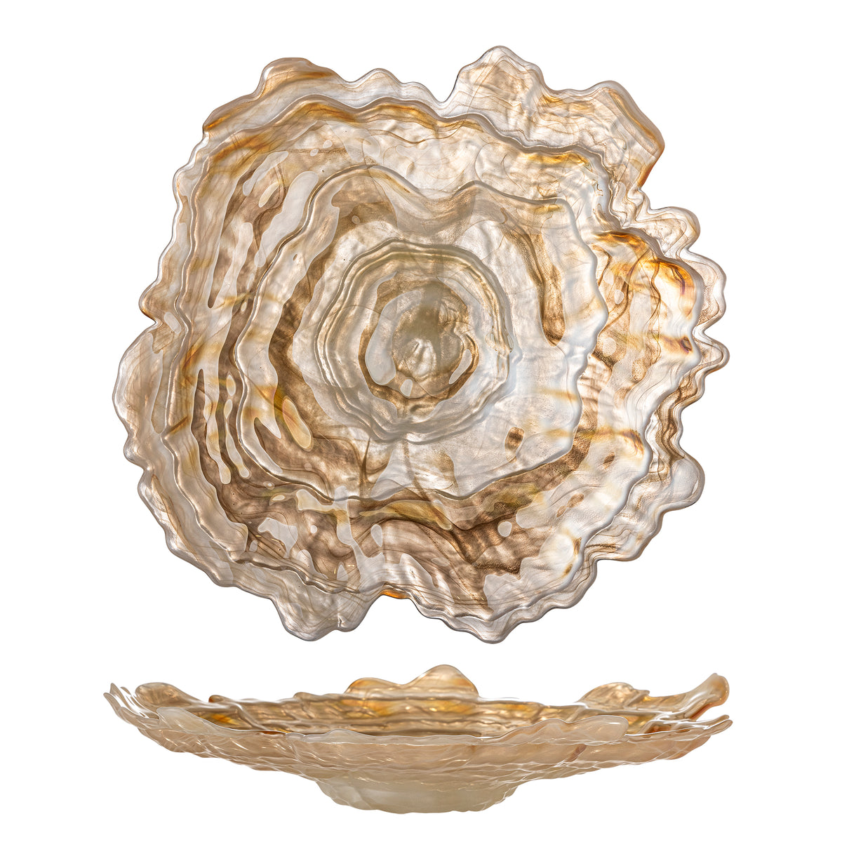 Asimi Skål, Natur, Glas