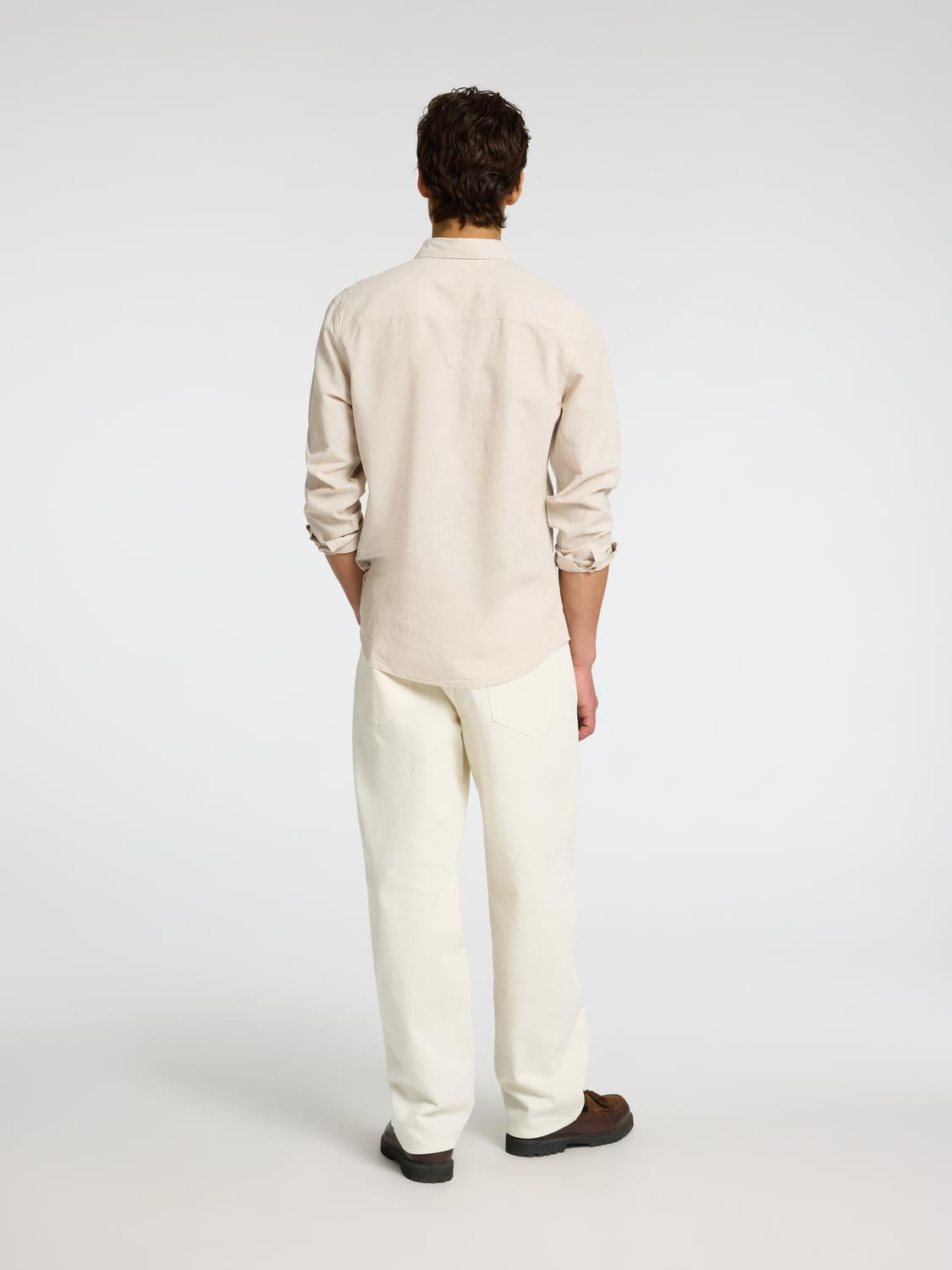 Slhslim-Sun Shirt Ls Noos