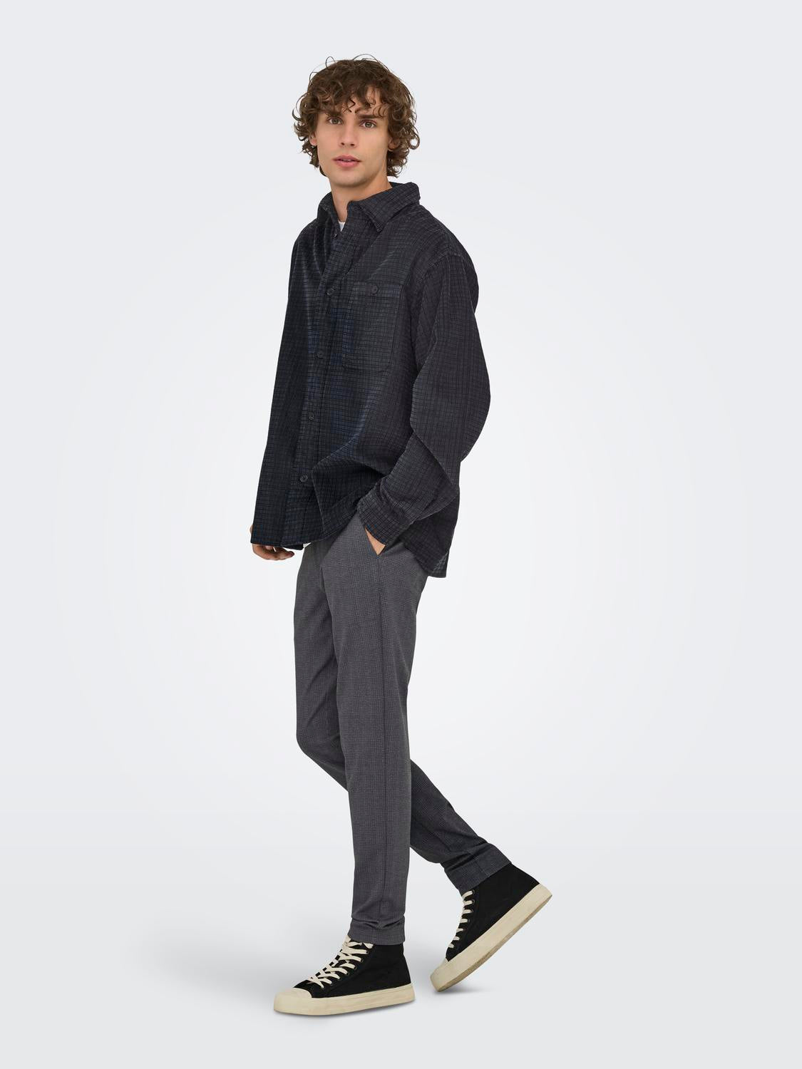 BUKSER - Onsmark Slim Check 020960 Pant Noos - - Hr Ravn