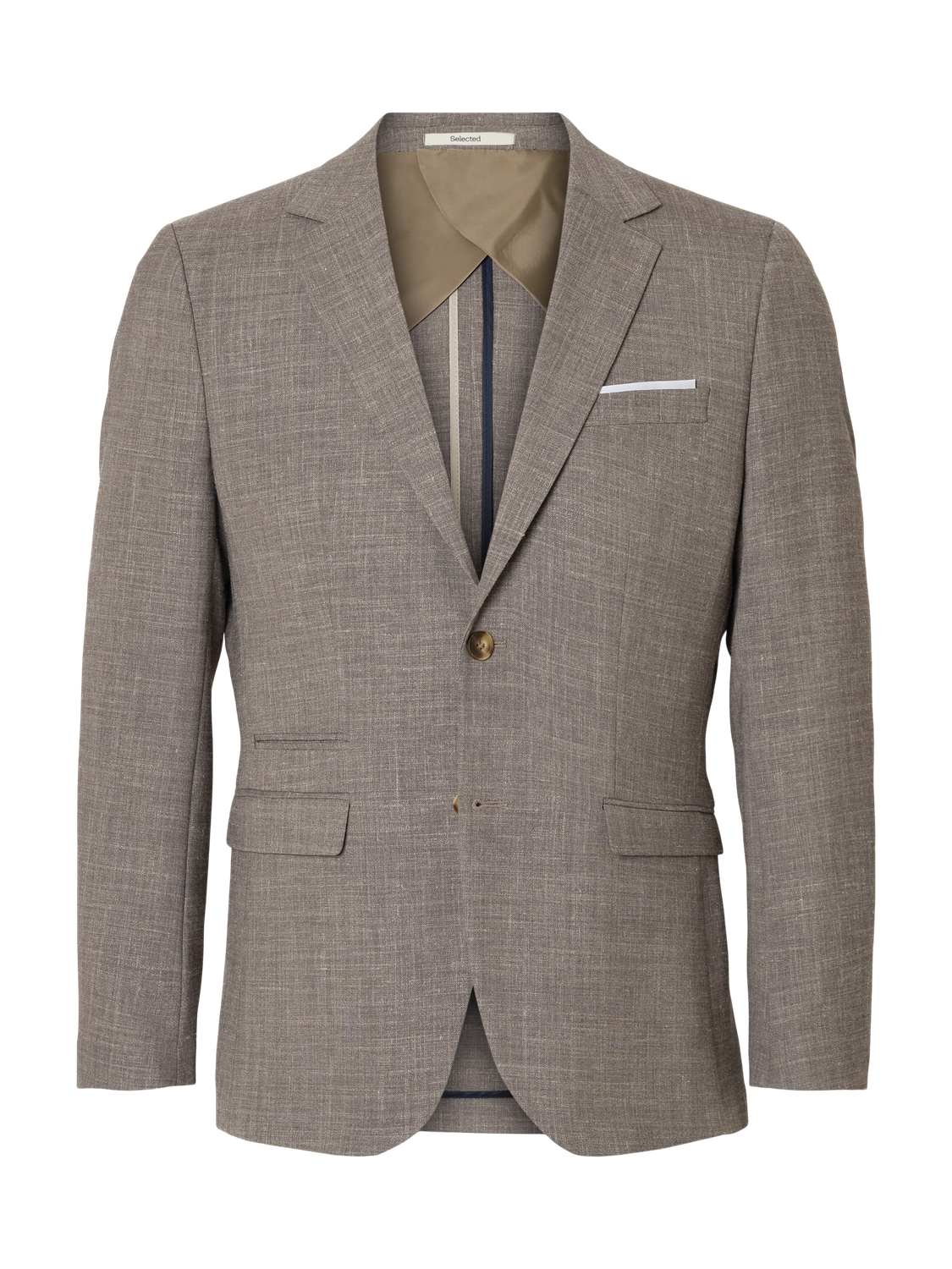 BLAZER - Slhslim-Oasis Linen Blz Noos - - Hr Ravn