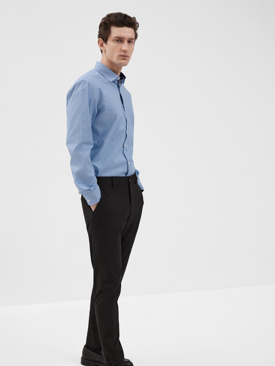 Slhslimnew-Mark Shirt Ls Noos