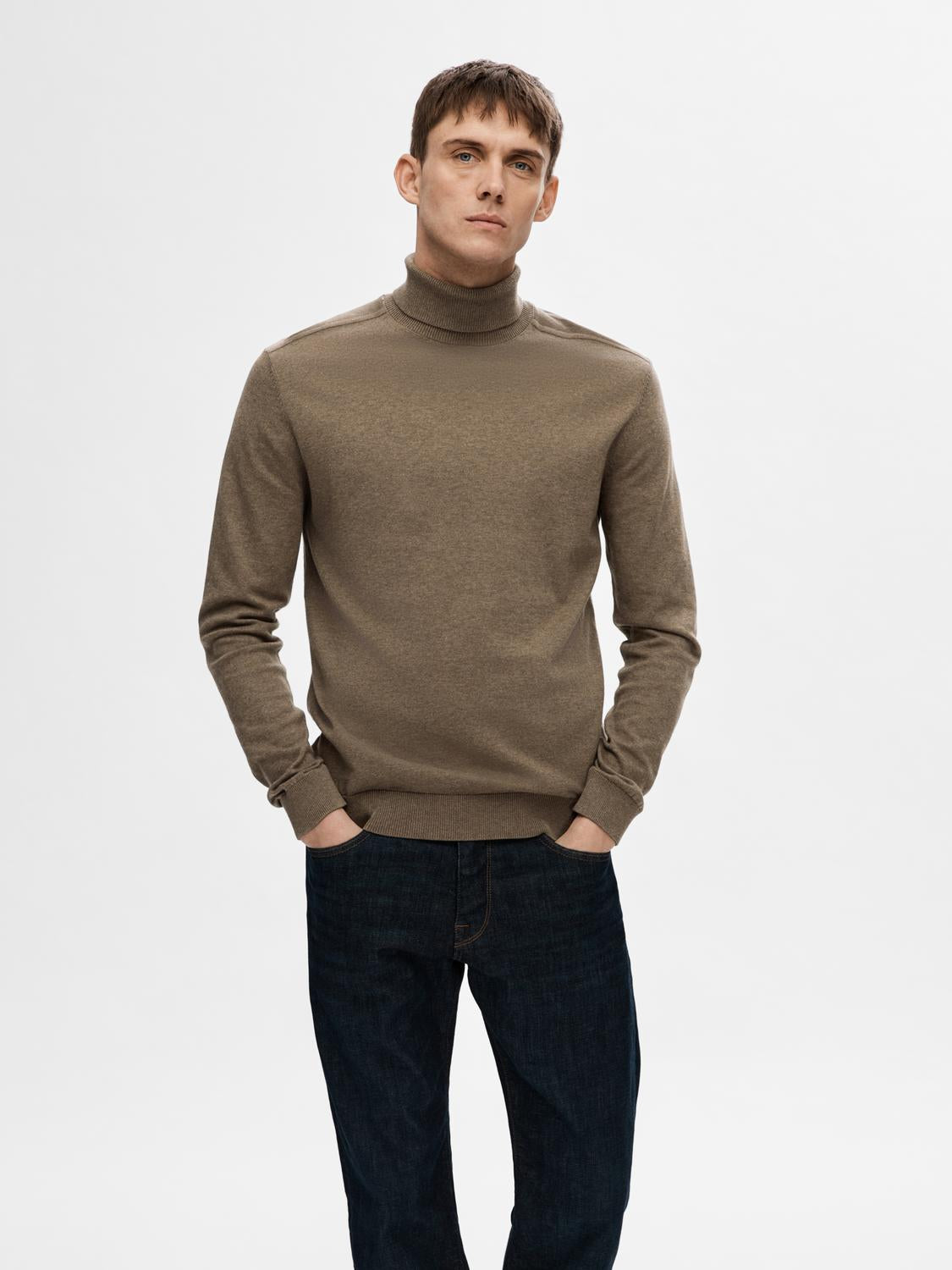 STRIK - Slhberg Roll Neck Noos - - Hr Ravn